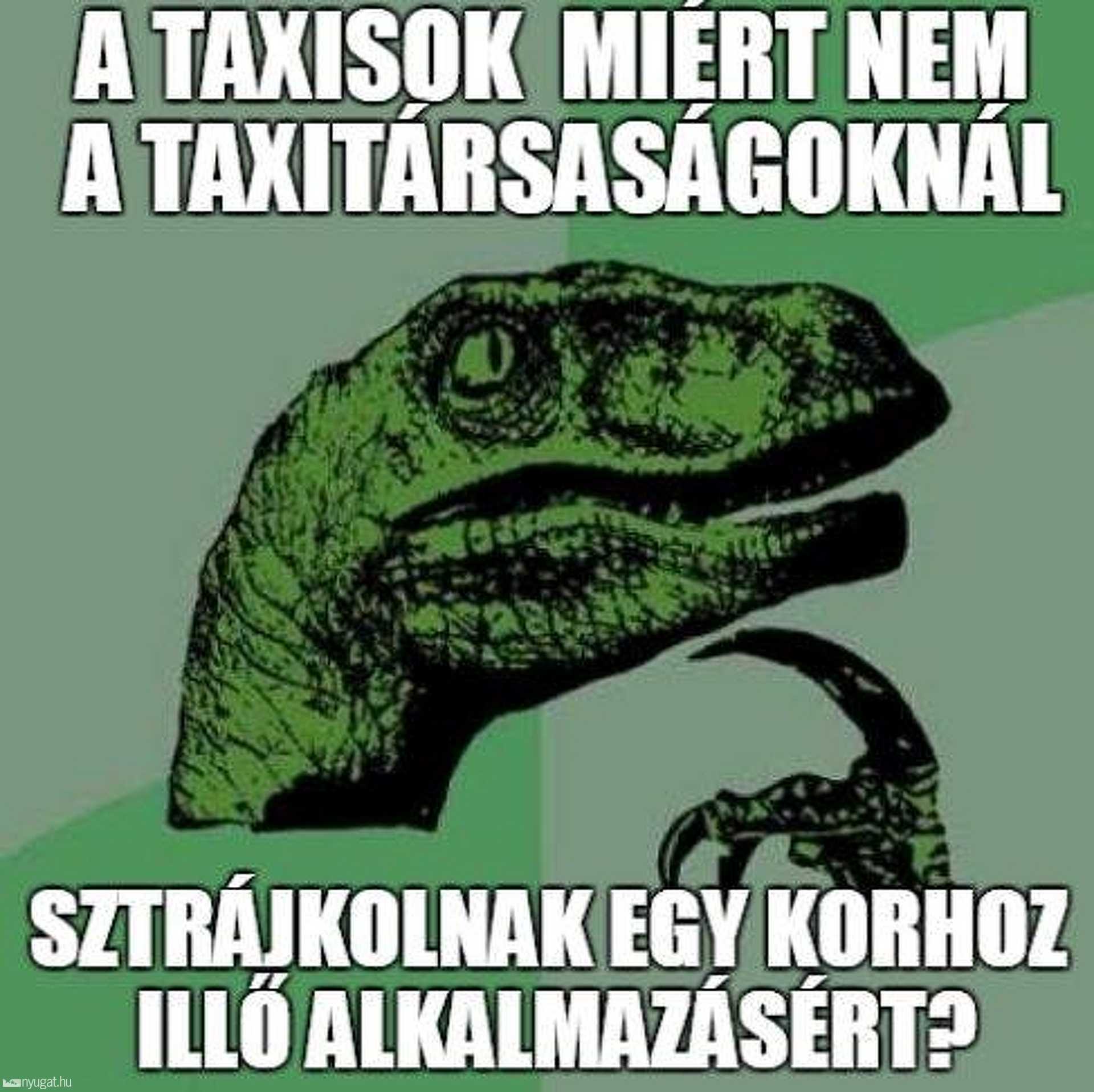 Taxisok vs. Uber mémek