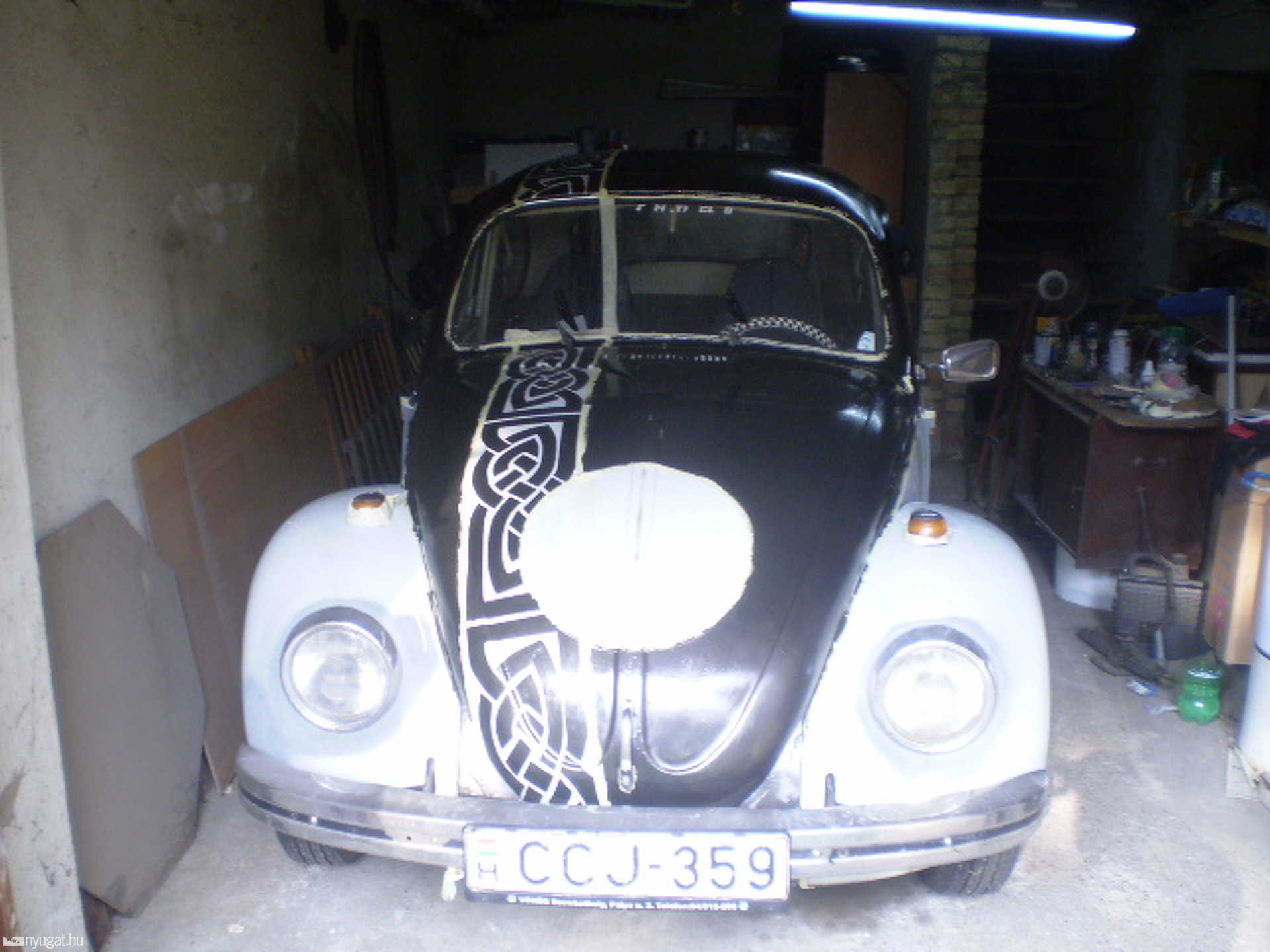 Így készült a VW Bogár kelta mintája