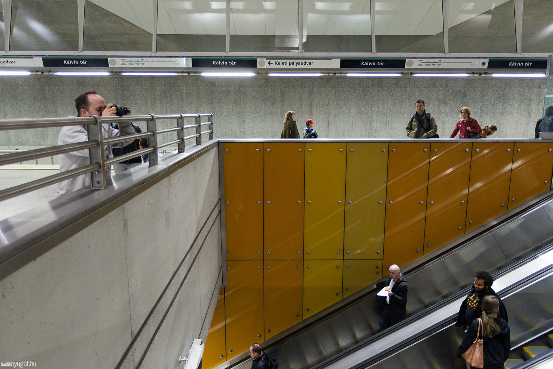4-es metró az átadás napján