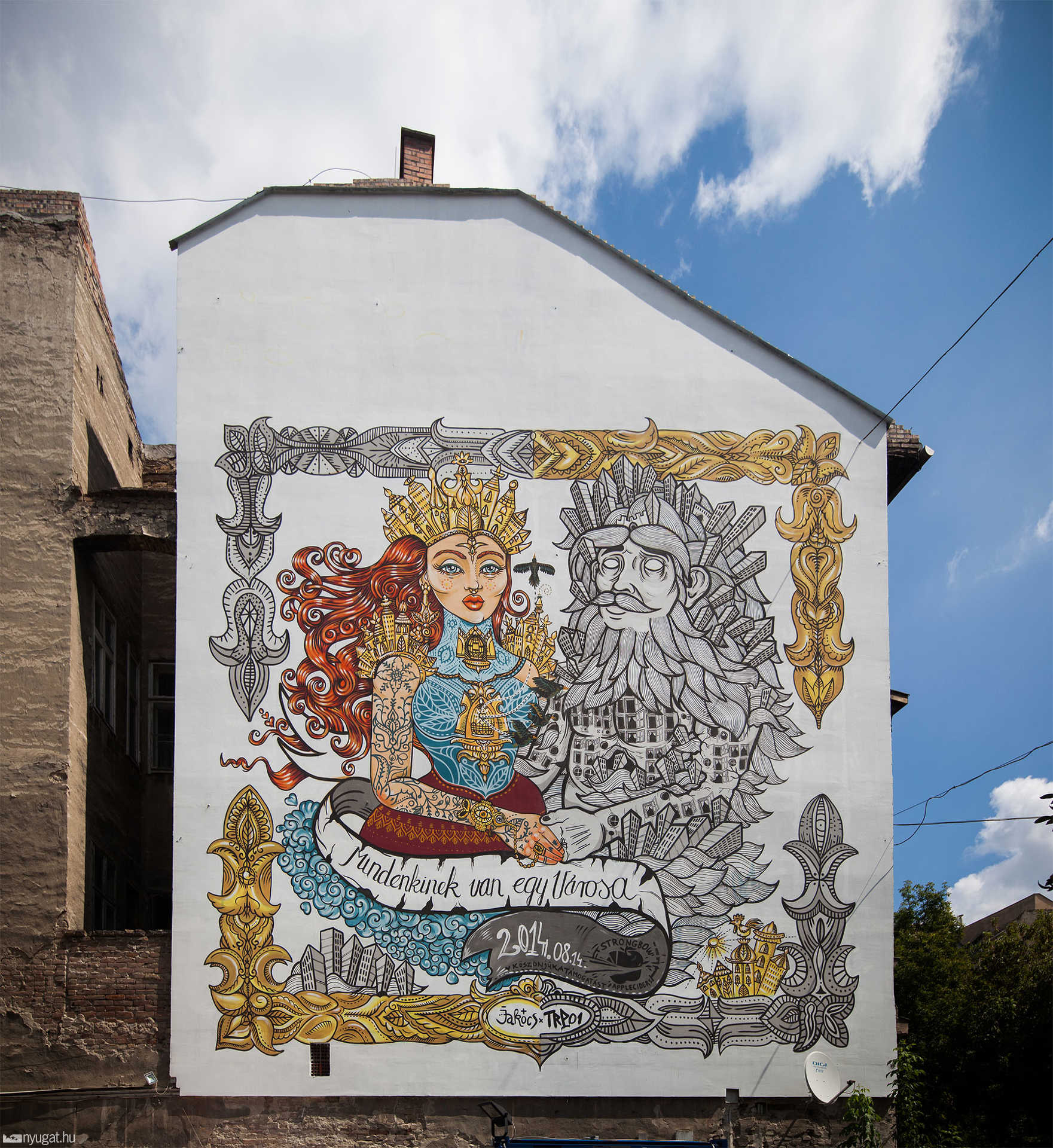 Színes Város, a budapesti tűzfalfestő projekt