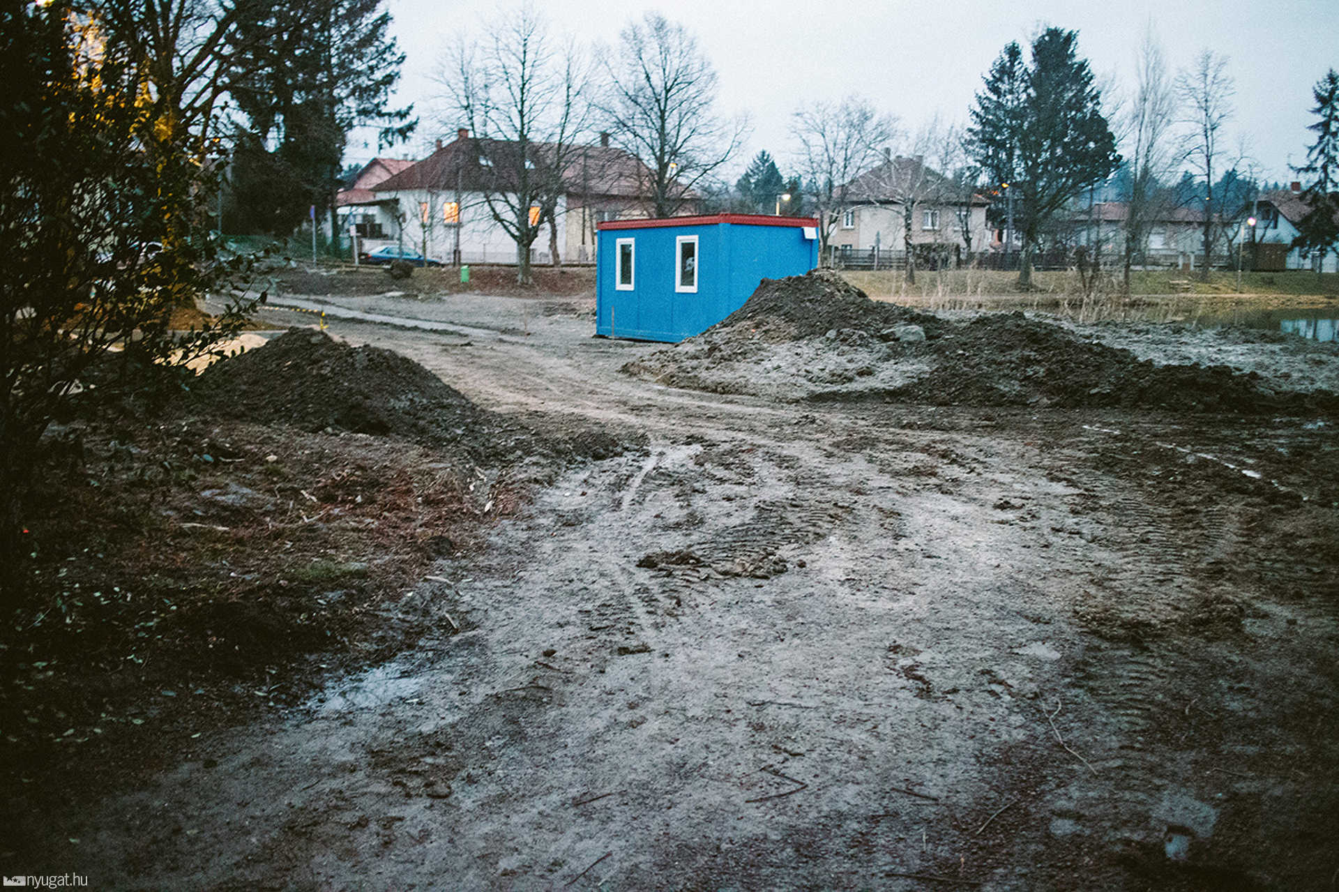 Csónakázótó sétány, 2015. január 22-én