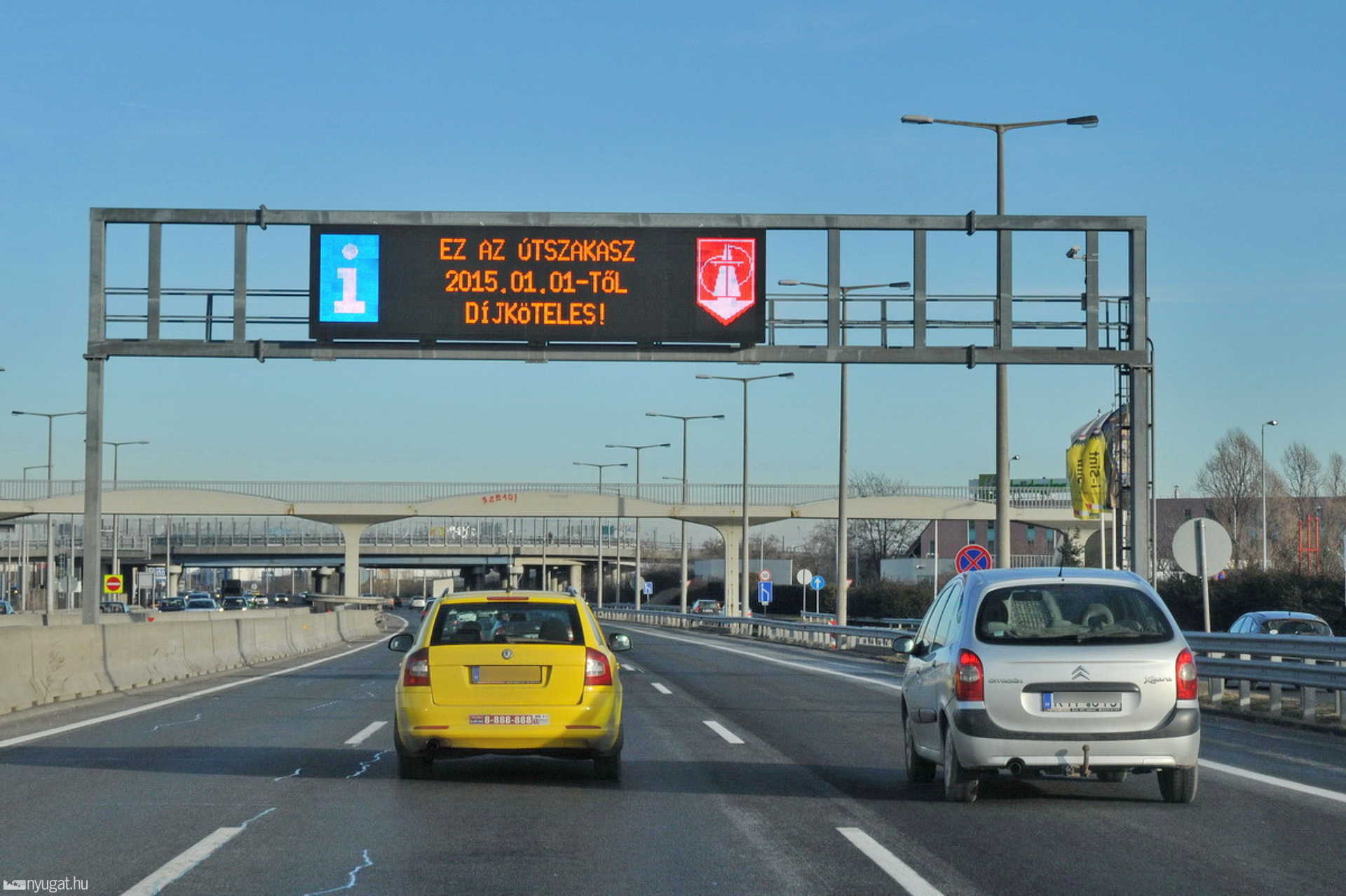 Tavalyig ingyenes szakasz most, Budapesten