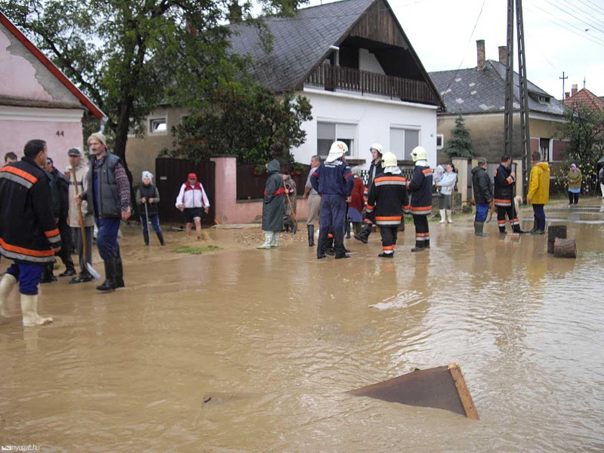 Pusztított a Pákác patak Répcevisen 
