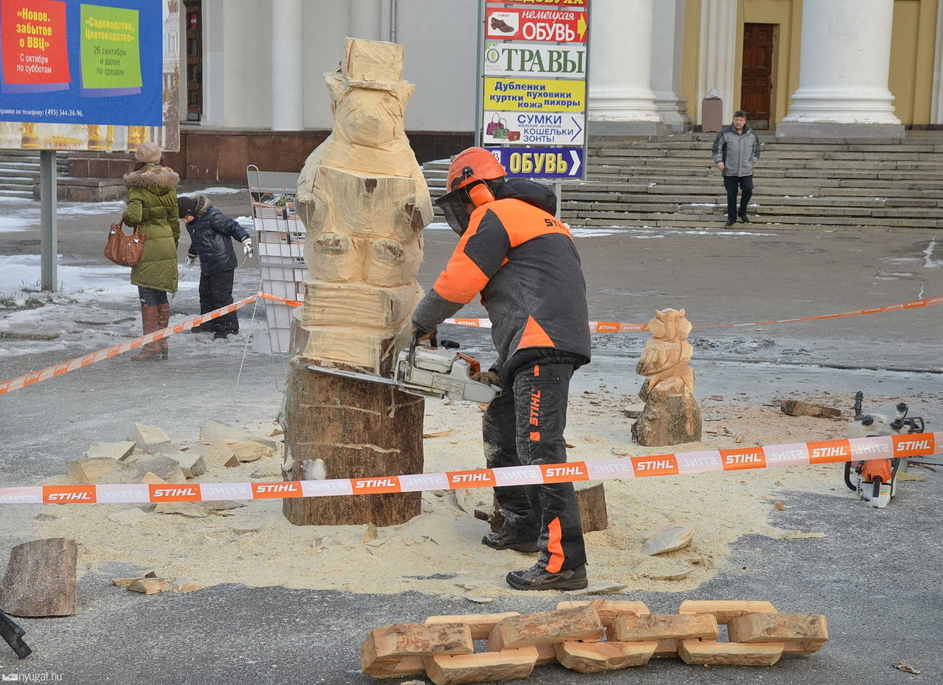 Orosz medve, stihlszerűen
