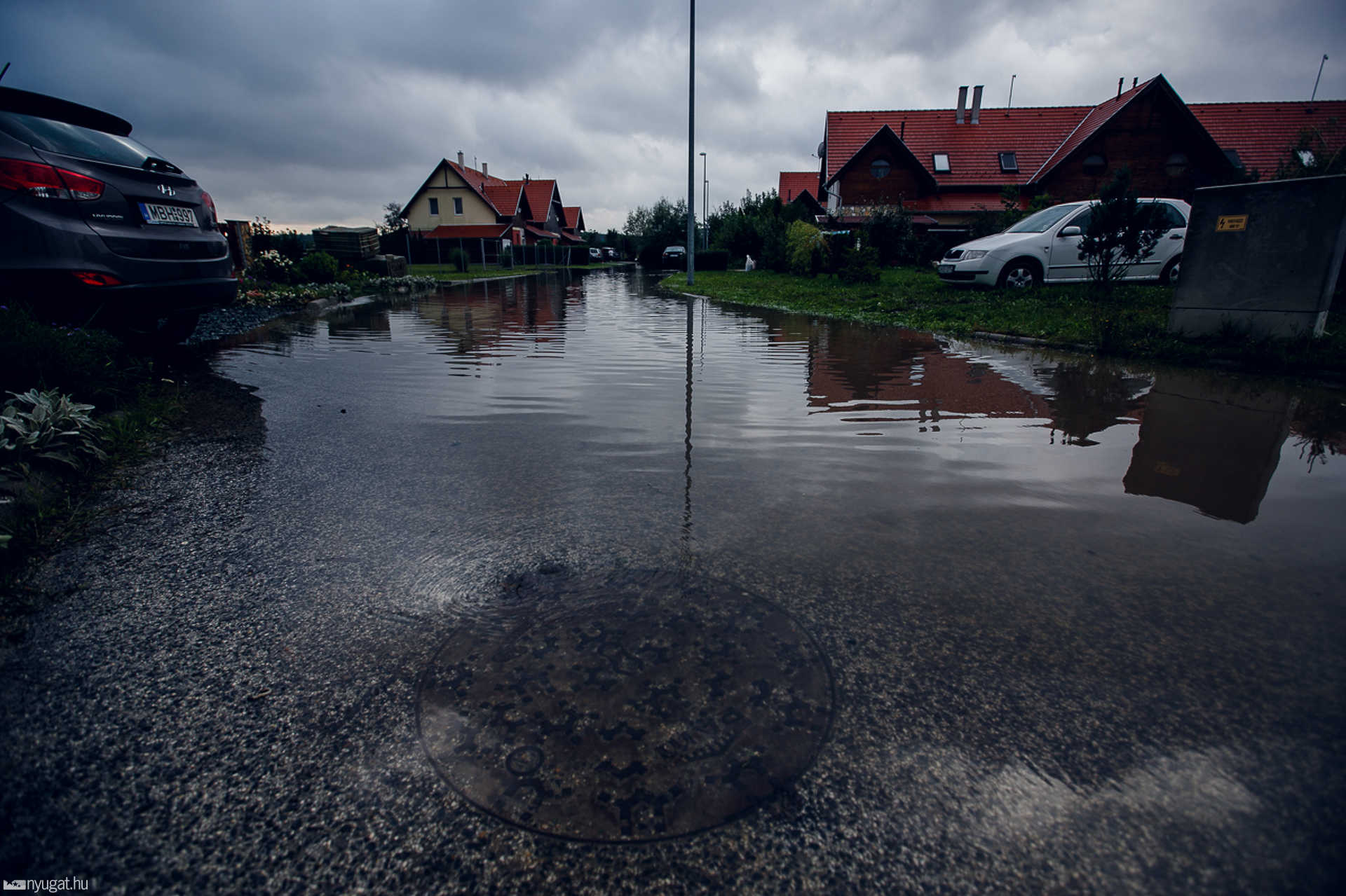 Az áradás másnapján a Petőfi-telepen