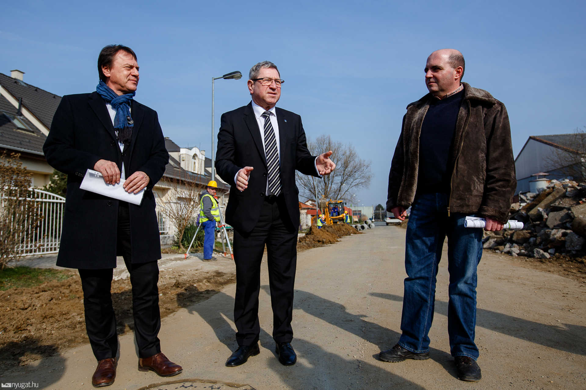 Sajtótájékoztató a csapadékelvezetésről