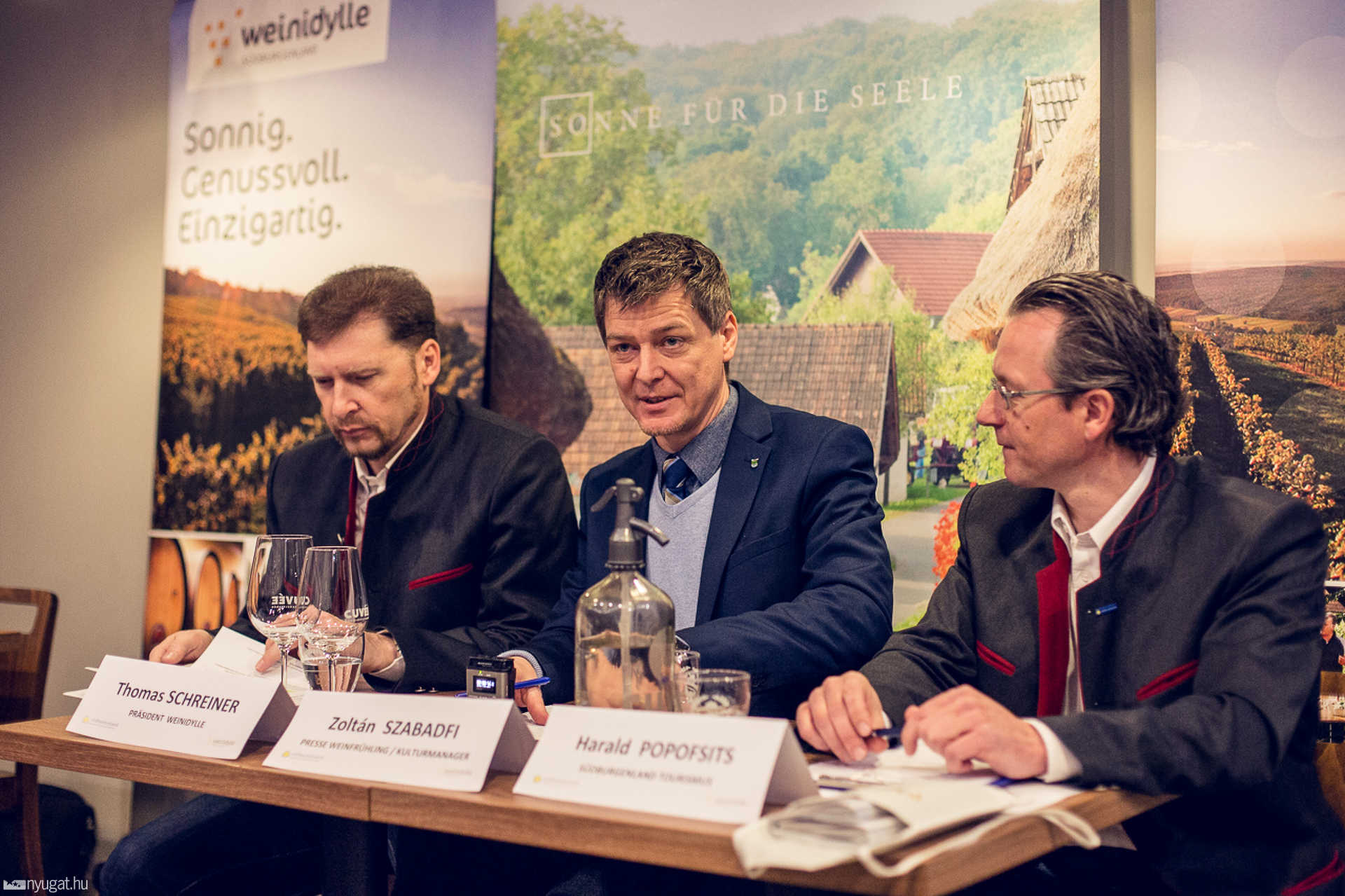 Sajtótájékoztató a dél-burgenlandi Bortavaszról