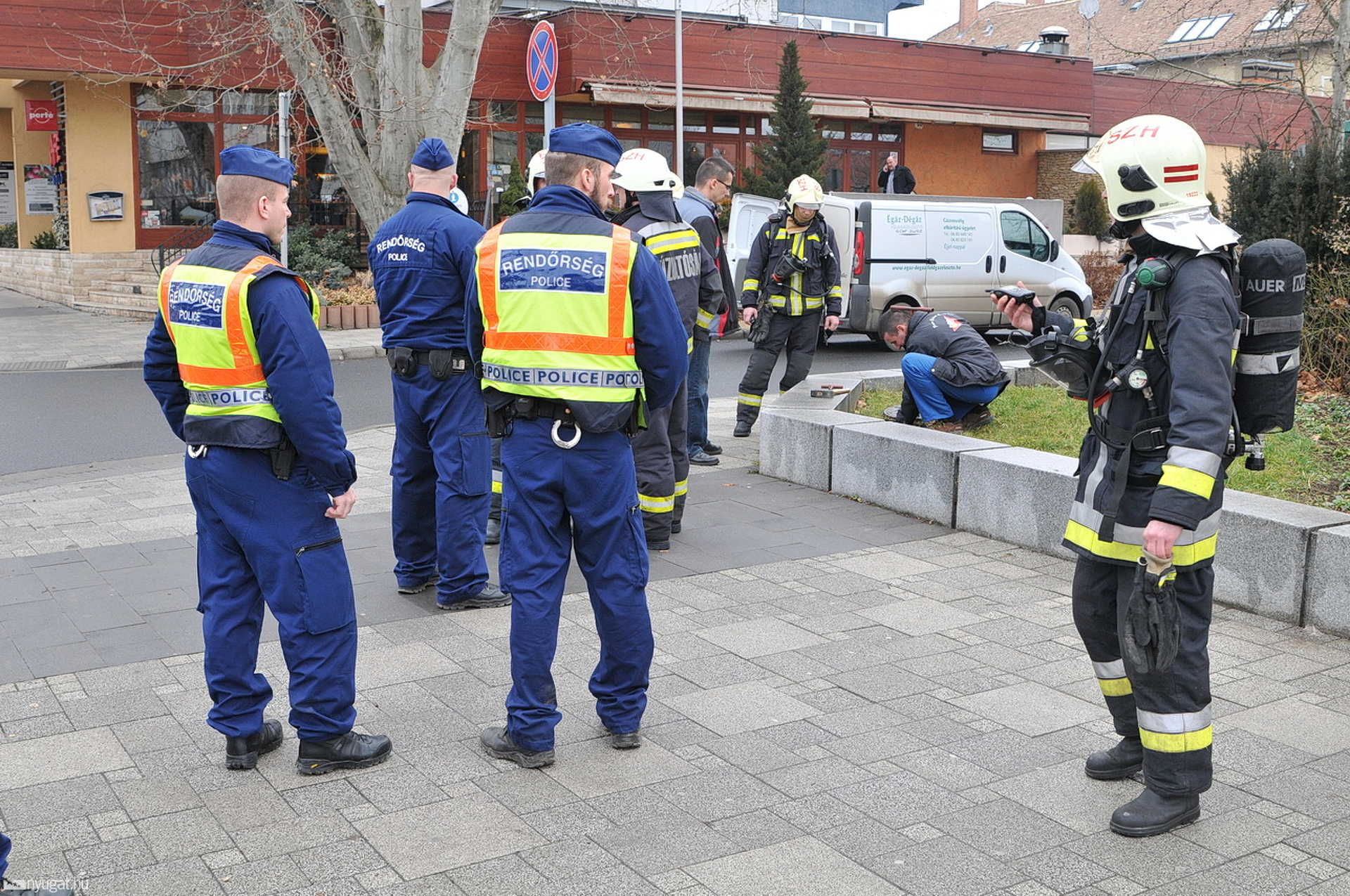 Gázömlés Szombathely belvárosában