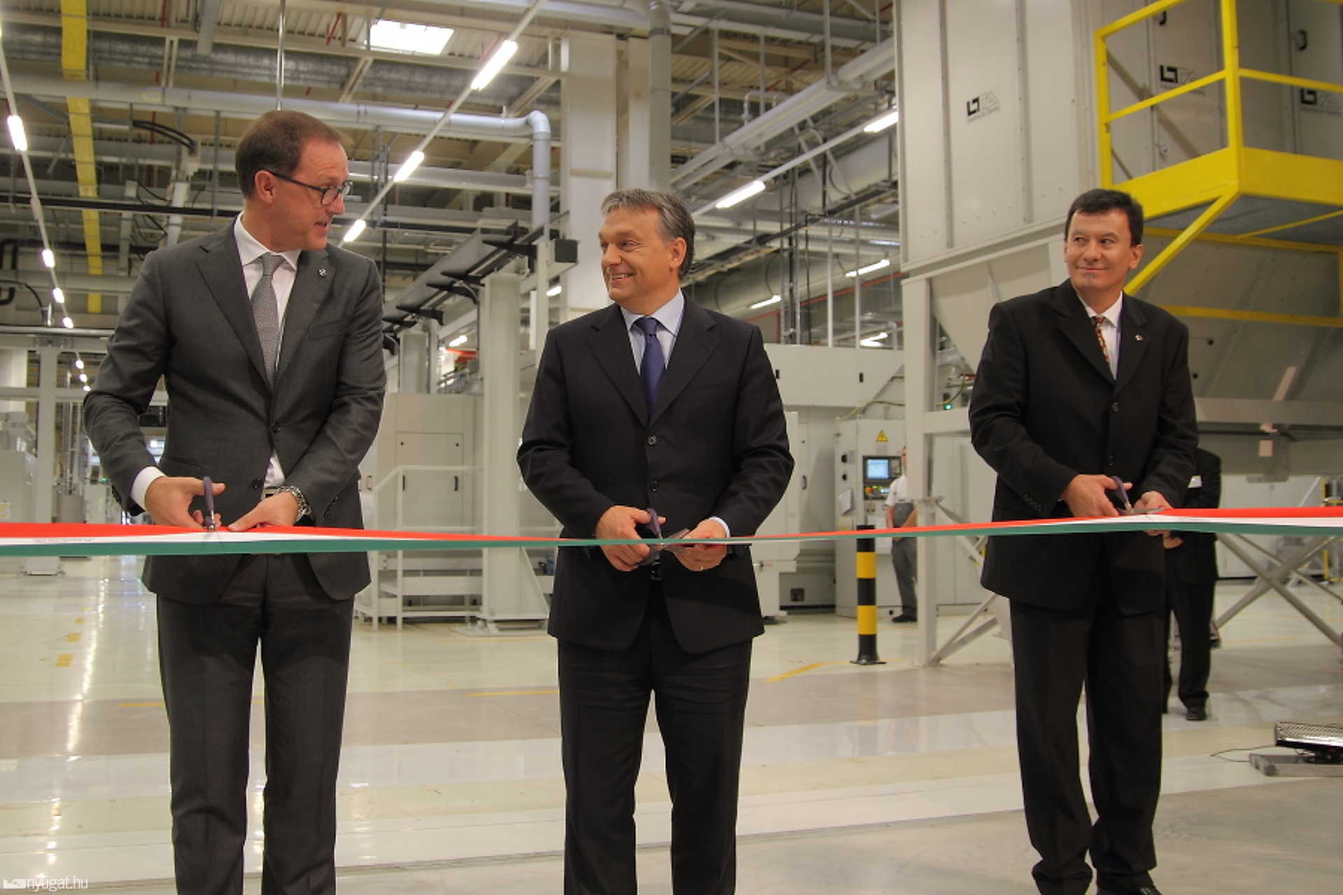 Opel gyáravató Szentgotthárdon