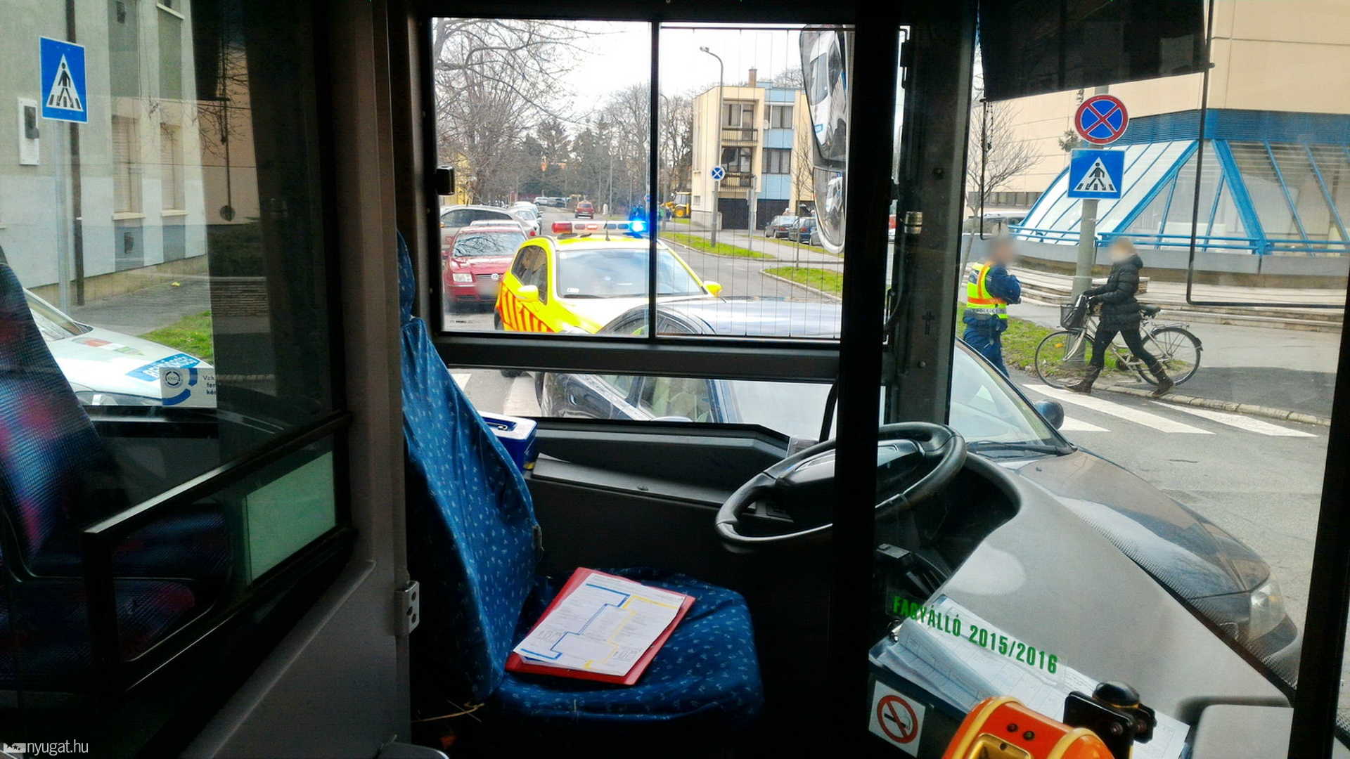 Baleset a Légszeszgyár utcában Szombathelyen