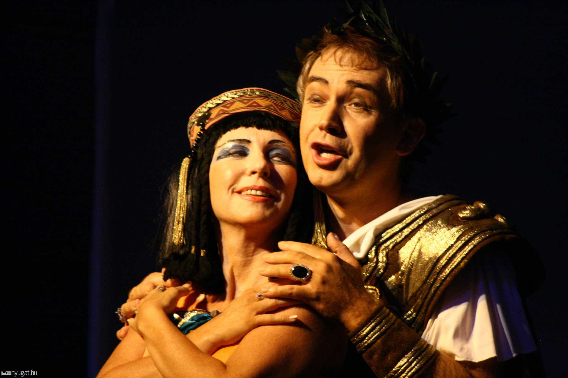 Julius Caesar Egyiptomban c. opera főpróbája