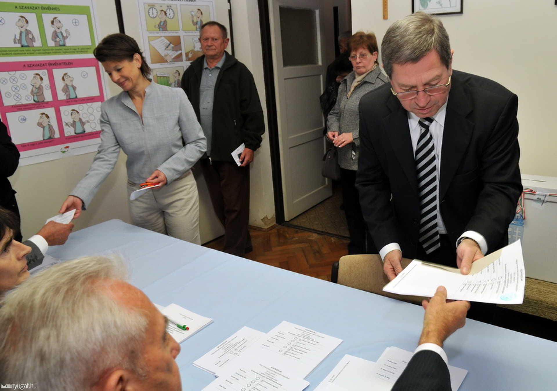 Puskás Tivadar is szavazott
