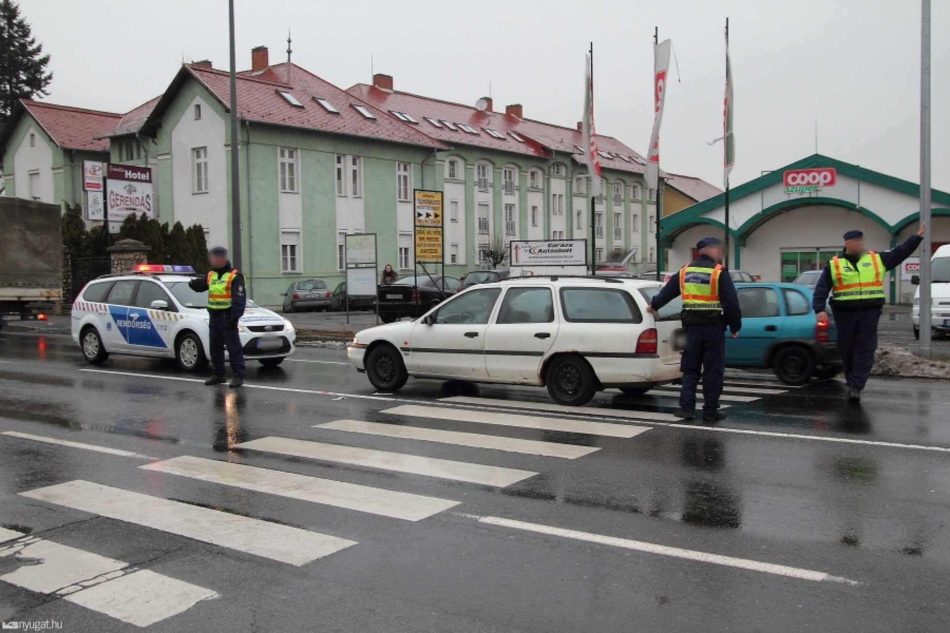 Gyalogost gázoltak Szombathelyen