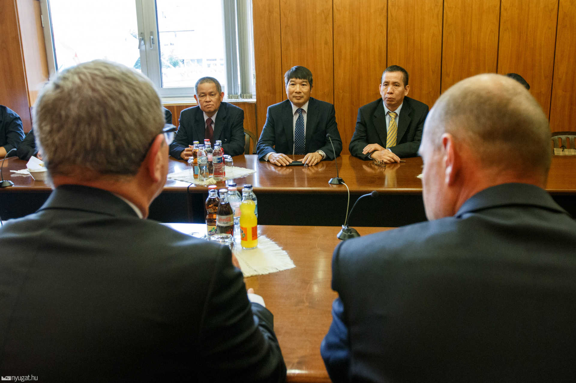 Vietnámi delegáció a városházán
