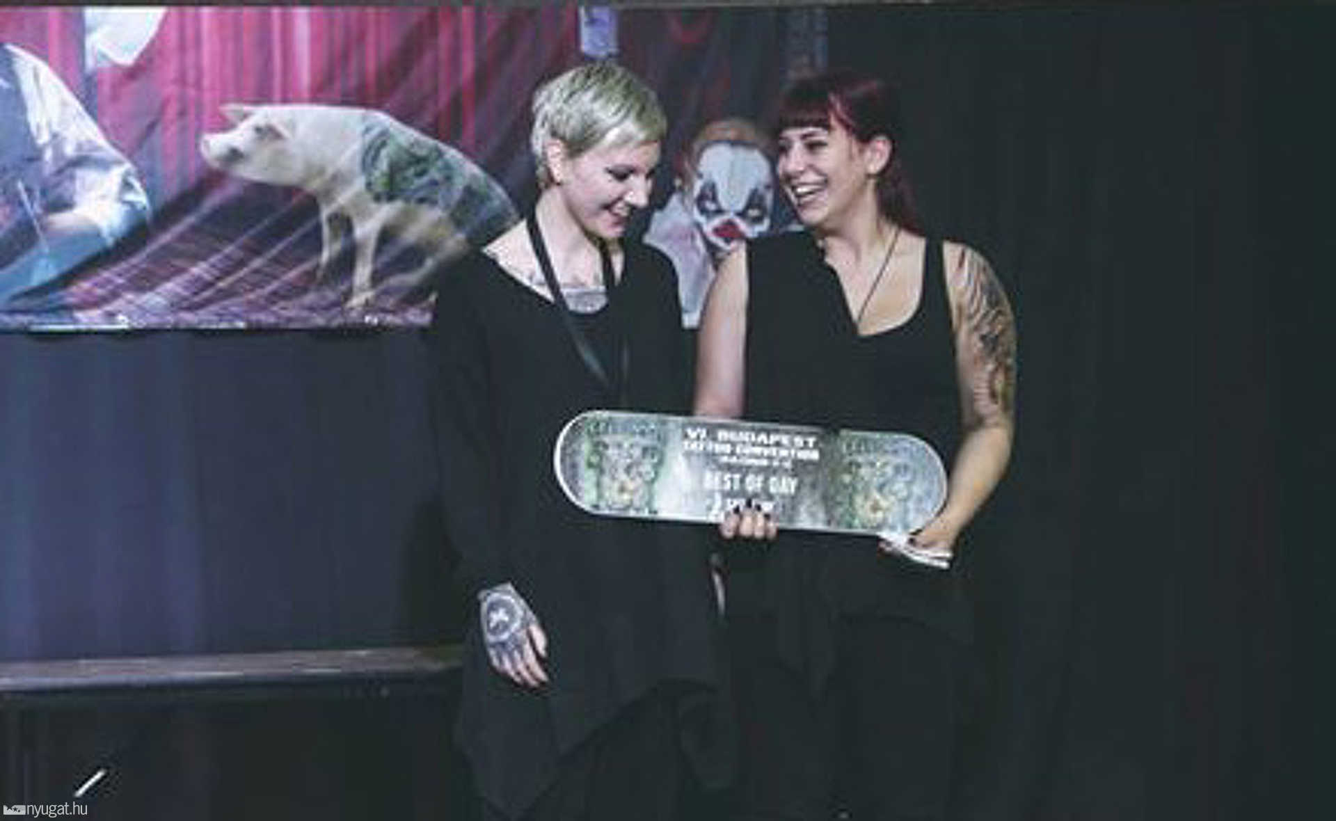 Franken Vivien a Budapest Tattoo Convetionön