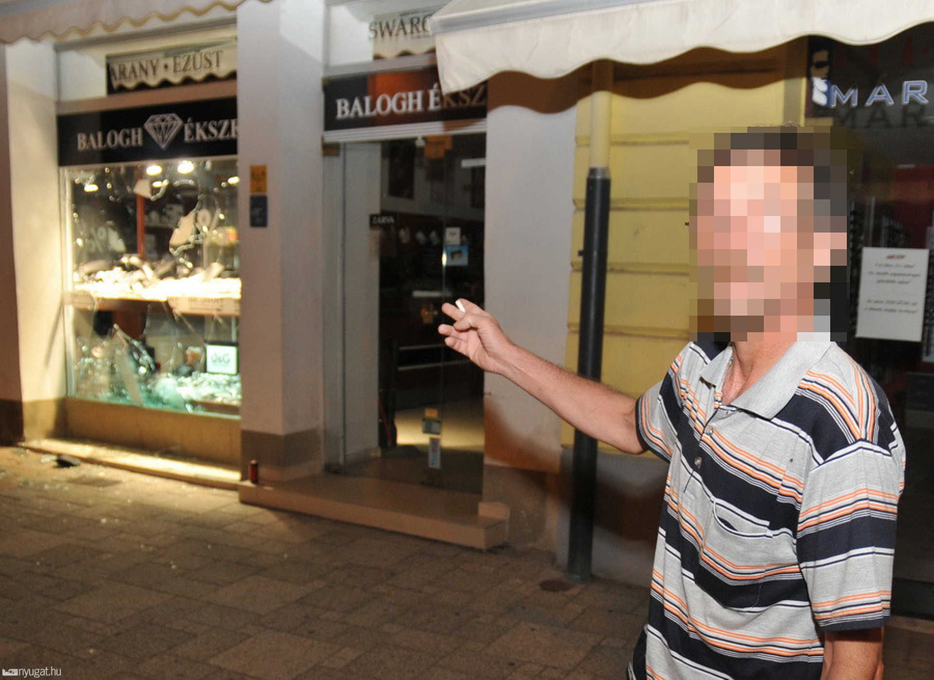Egyedül a 48 éves férfi szaladt a motor felé, amikor rájött, hogy betörés zajlik a szeme előtt
