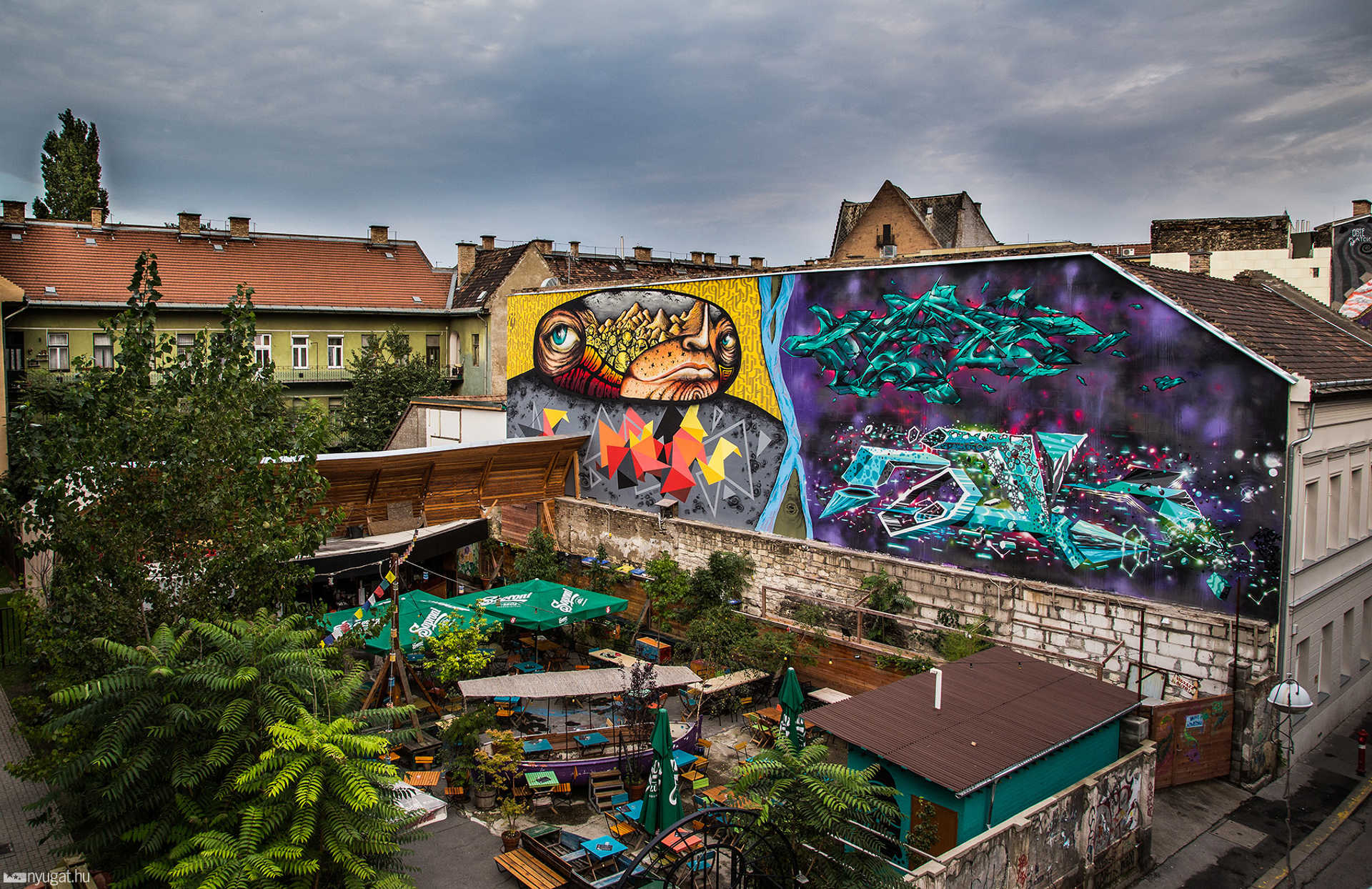 Színes Város, a budapesti tűzfalfestő projekt
