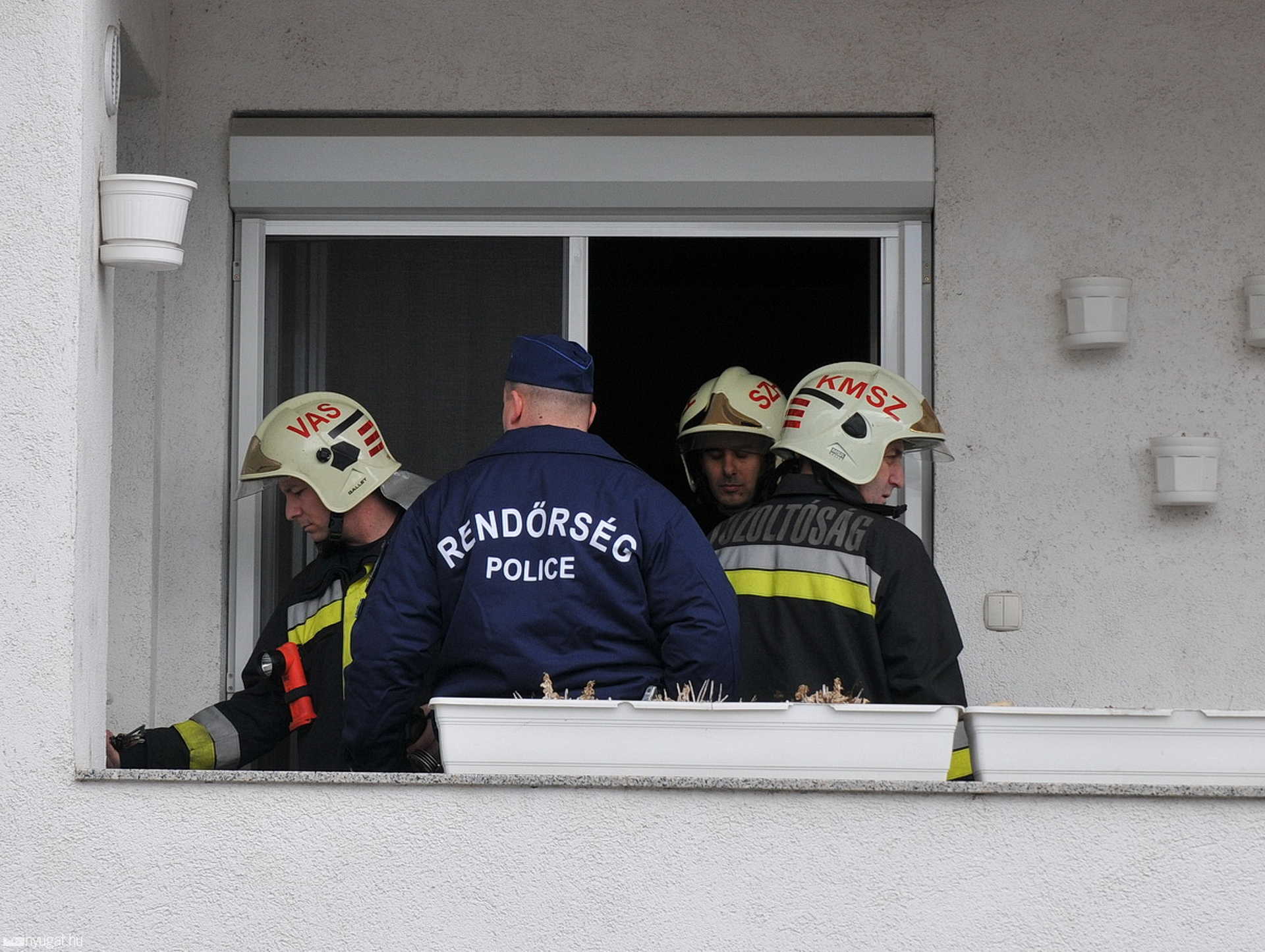 Füstmérgezés utáni helyszínelés Szombathelyen