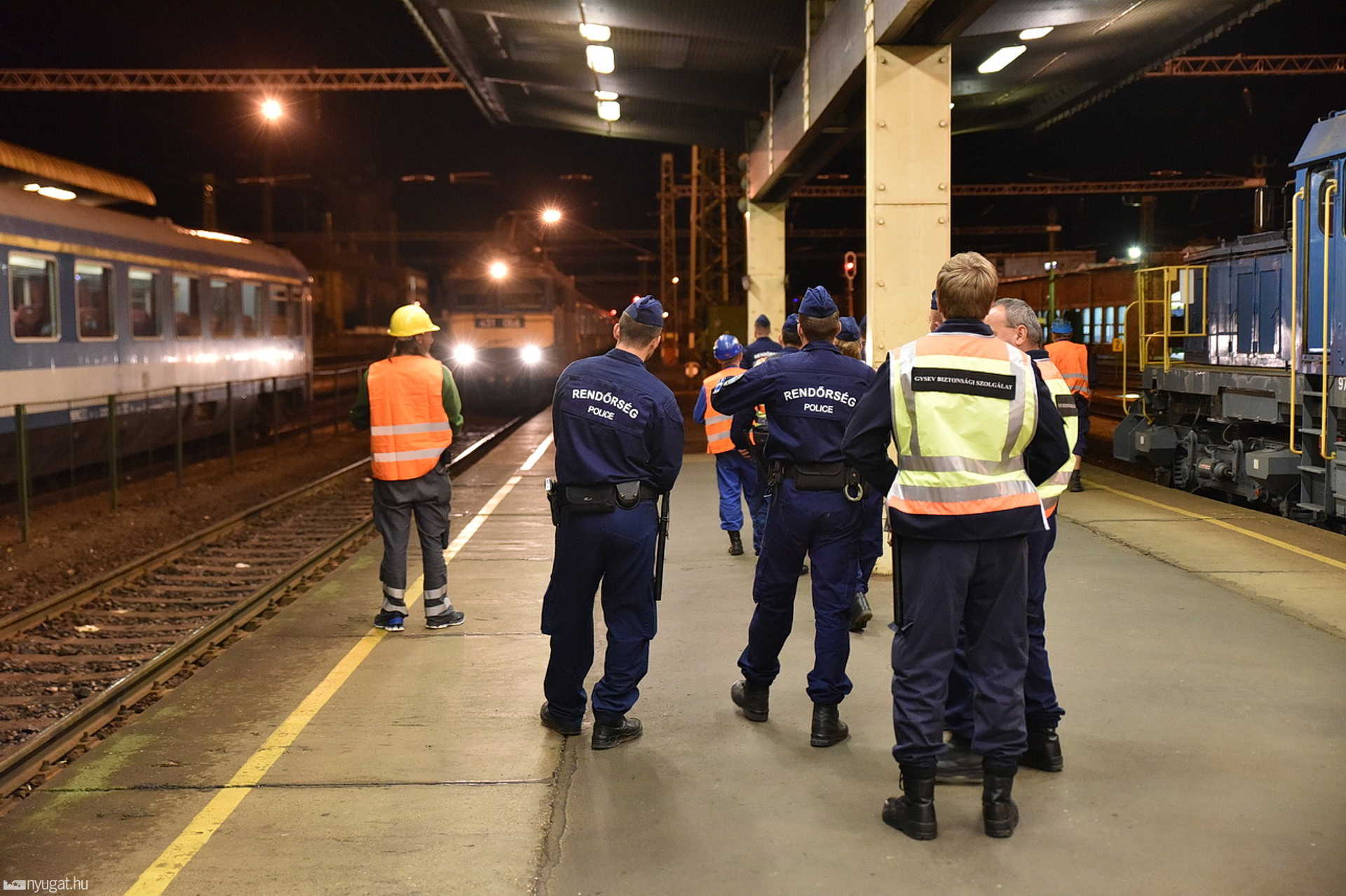 Rendőrök, polgárőrök és a GYSEV Biztonsági Szolgálata ellenőrzi a Szombathelyre érkező vonatokat