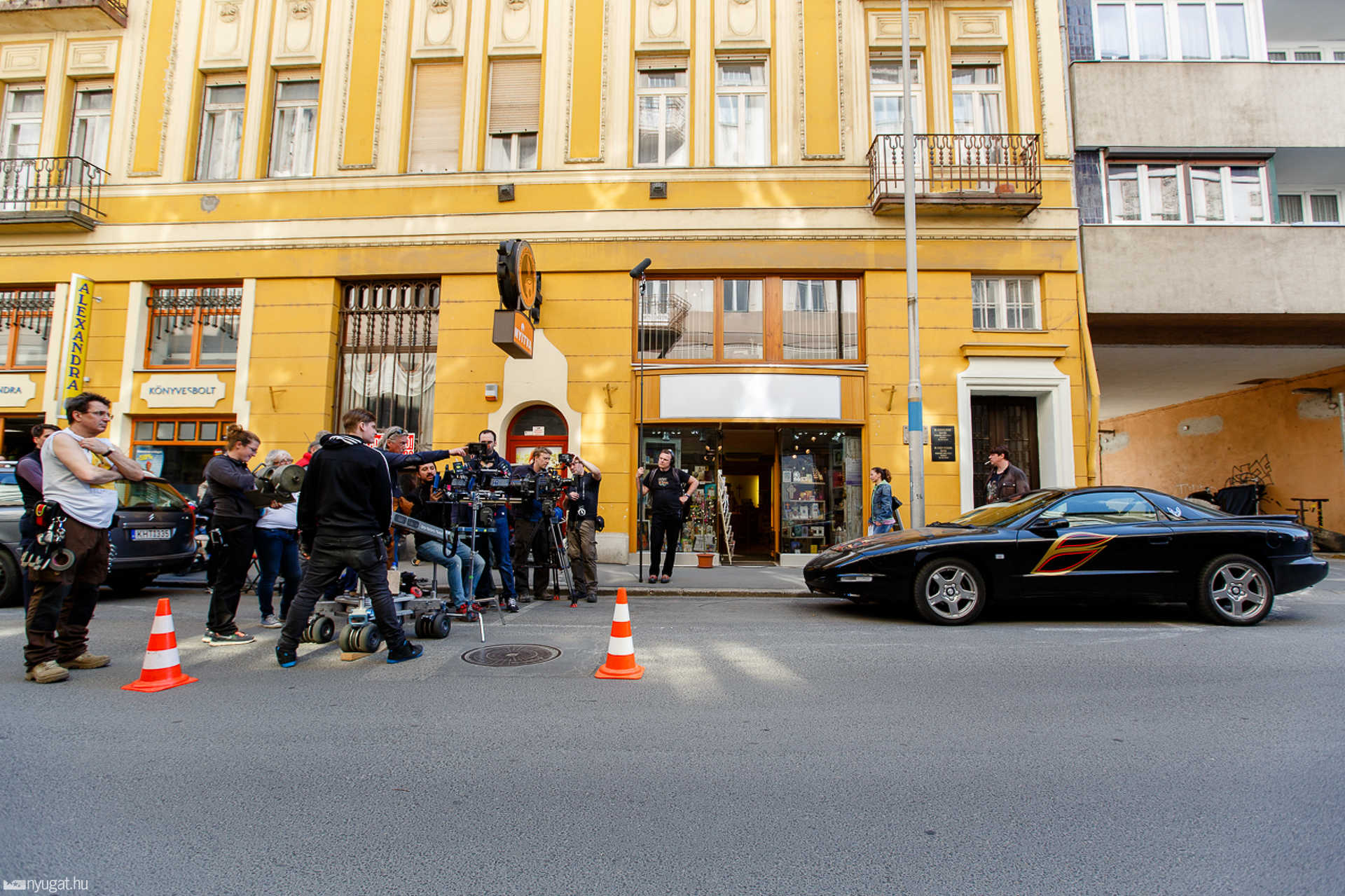 Filmforgatás Szombathely belvárosában