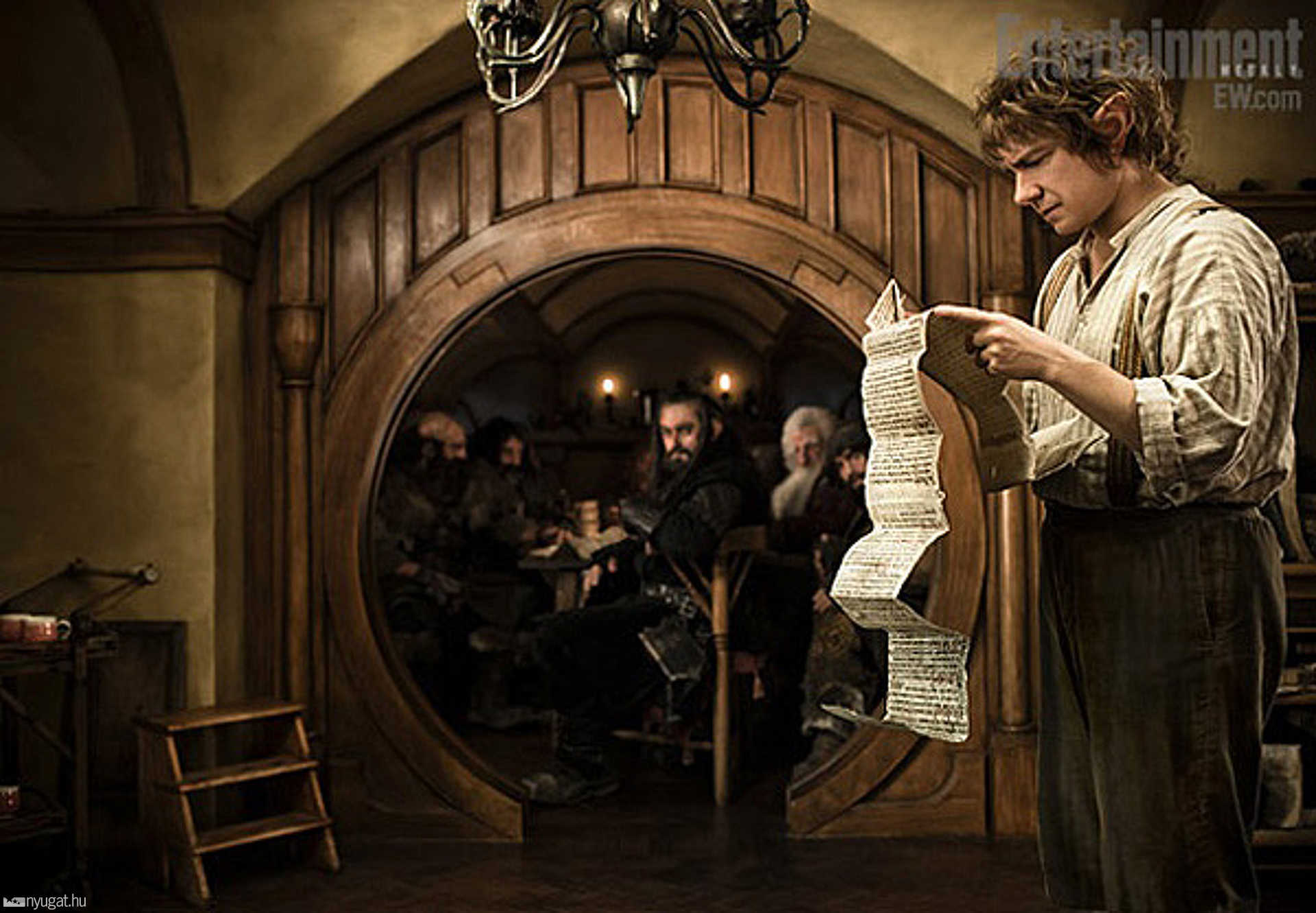 Hobbit - forgatási kép