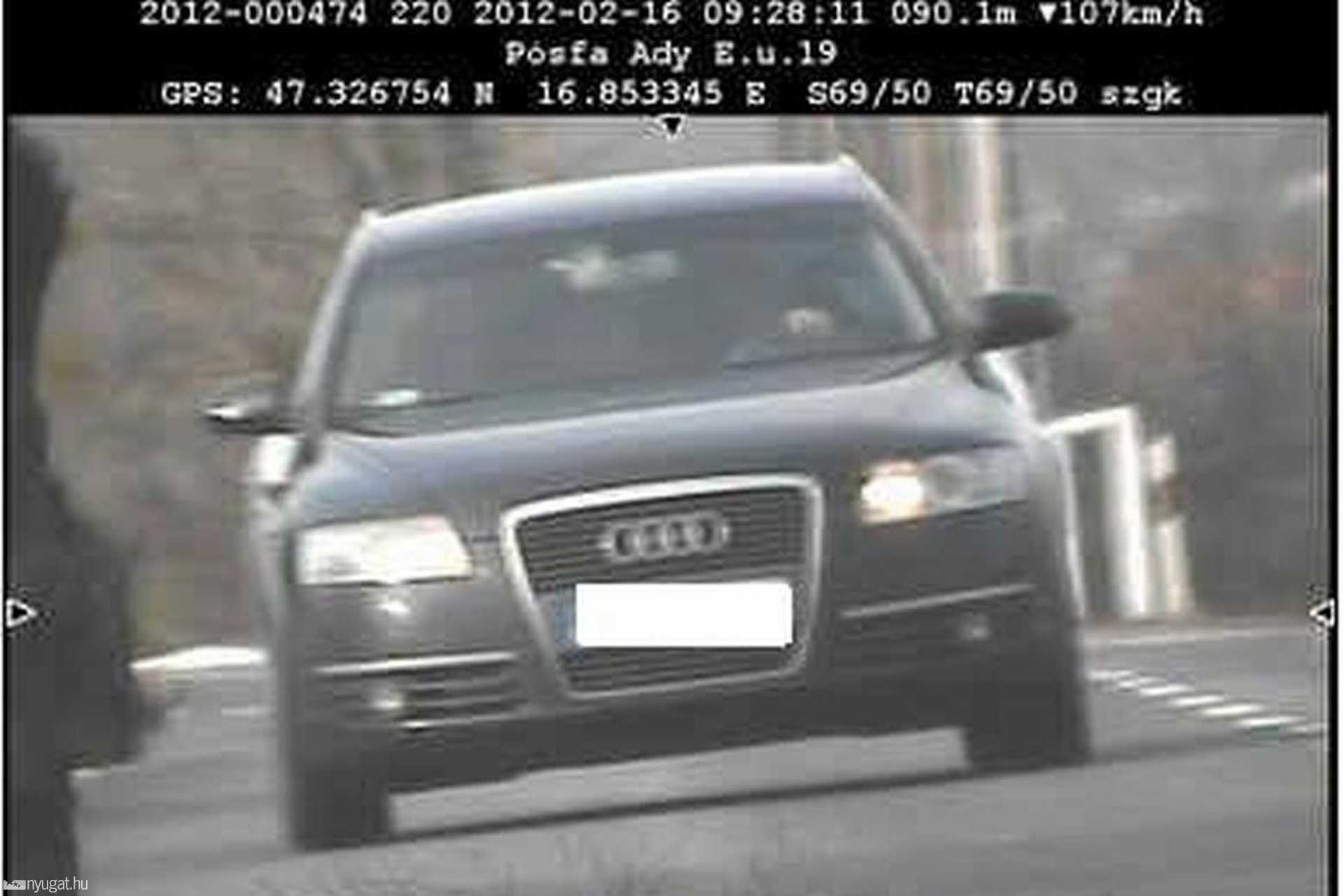 Pósfa, 107 km/h