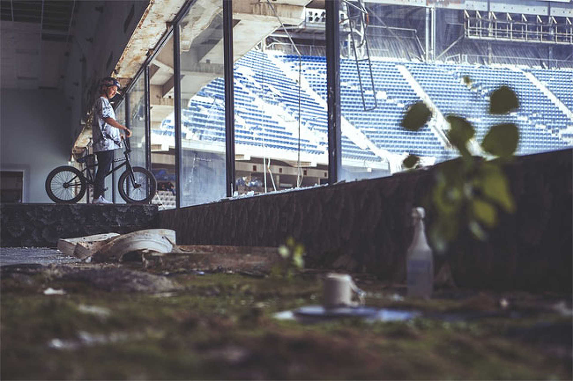 BMX-szel a Silverdome-ban