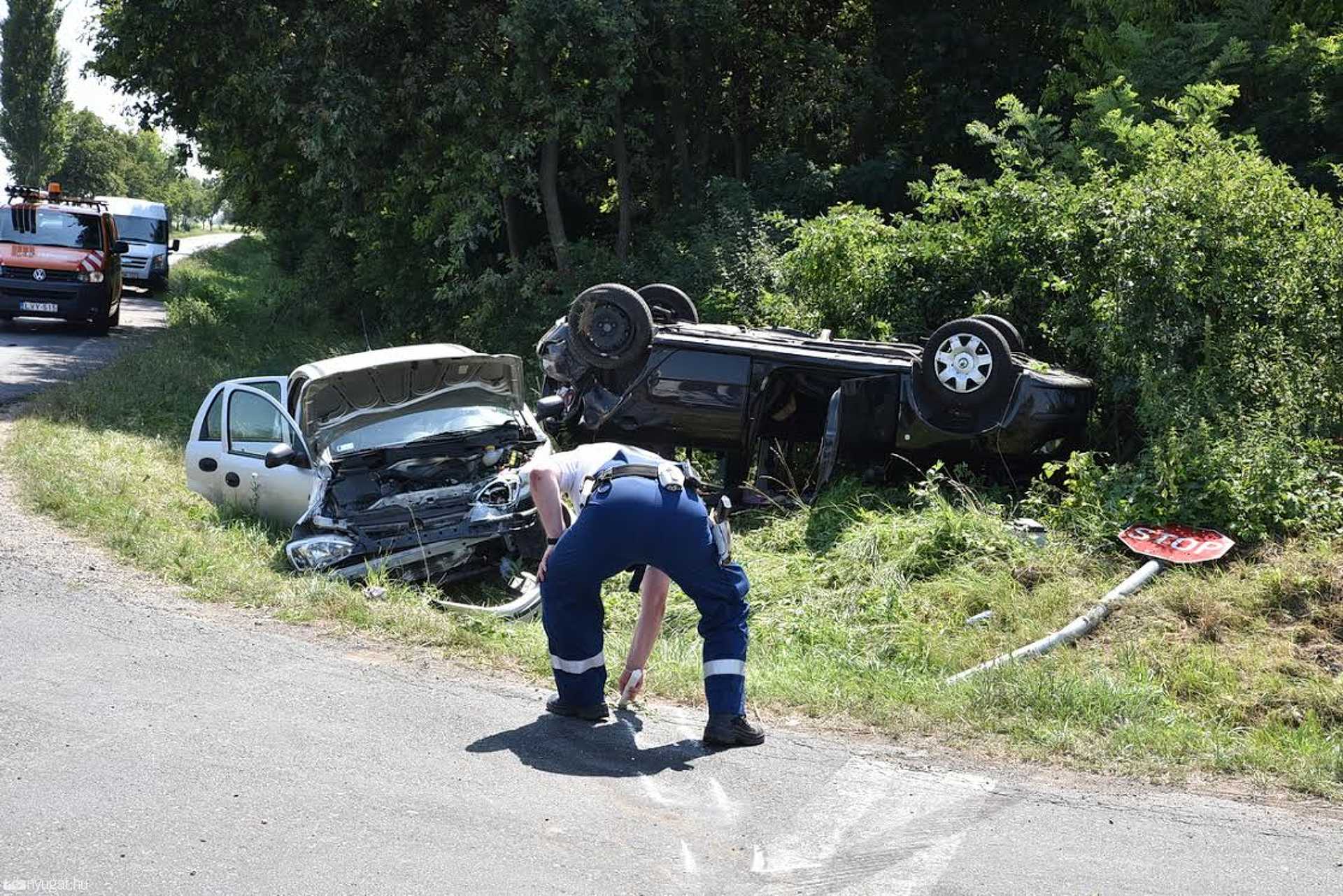 Súlyos baleset Vasasszonyfa közelében