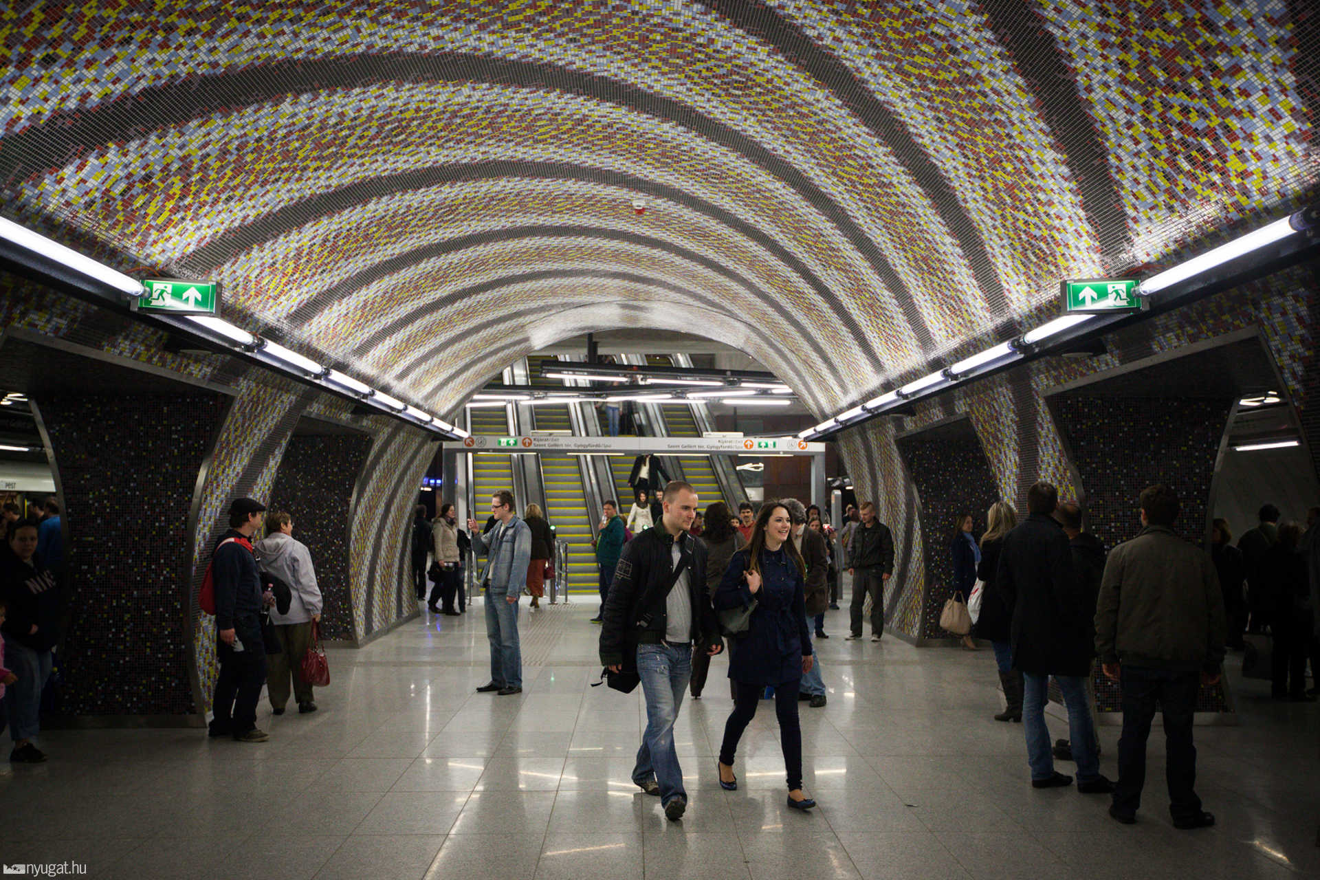 4-es metró az átadás napján
