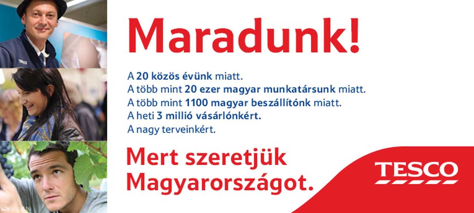 Marad a Tesco