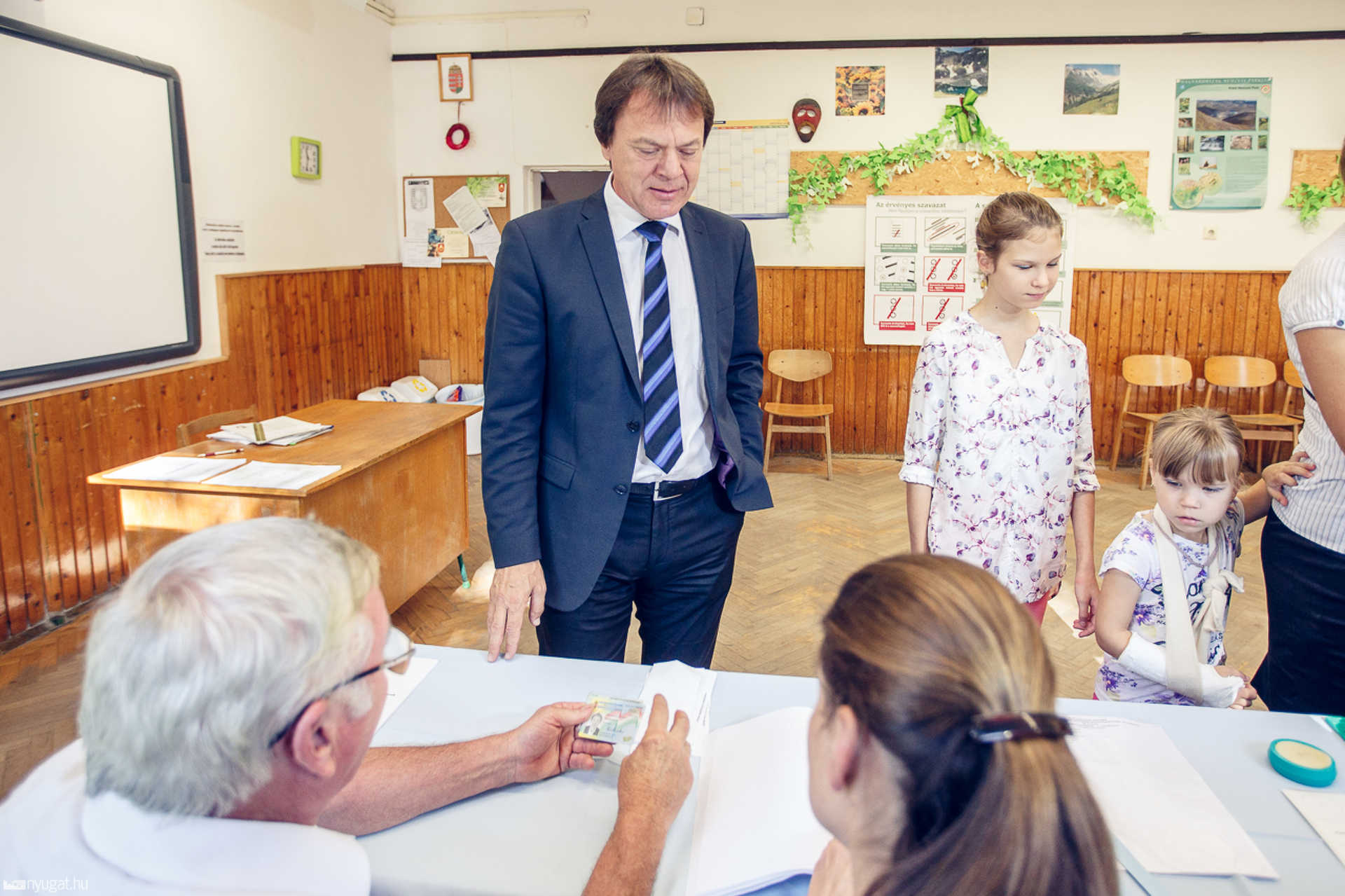 Molnár Miklós polgármesterjelölt is voksolt