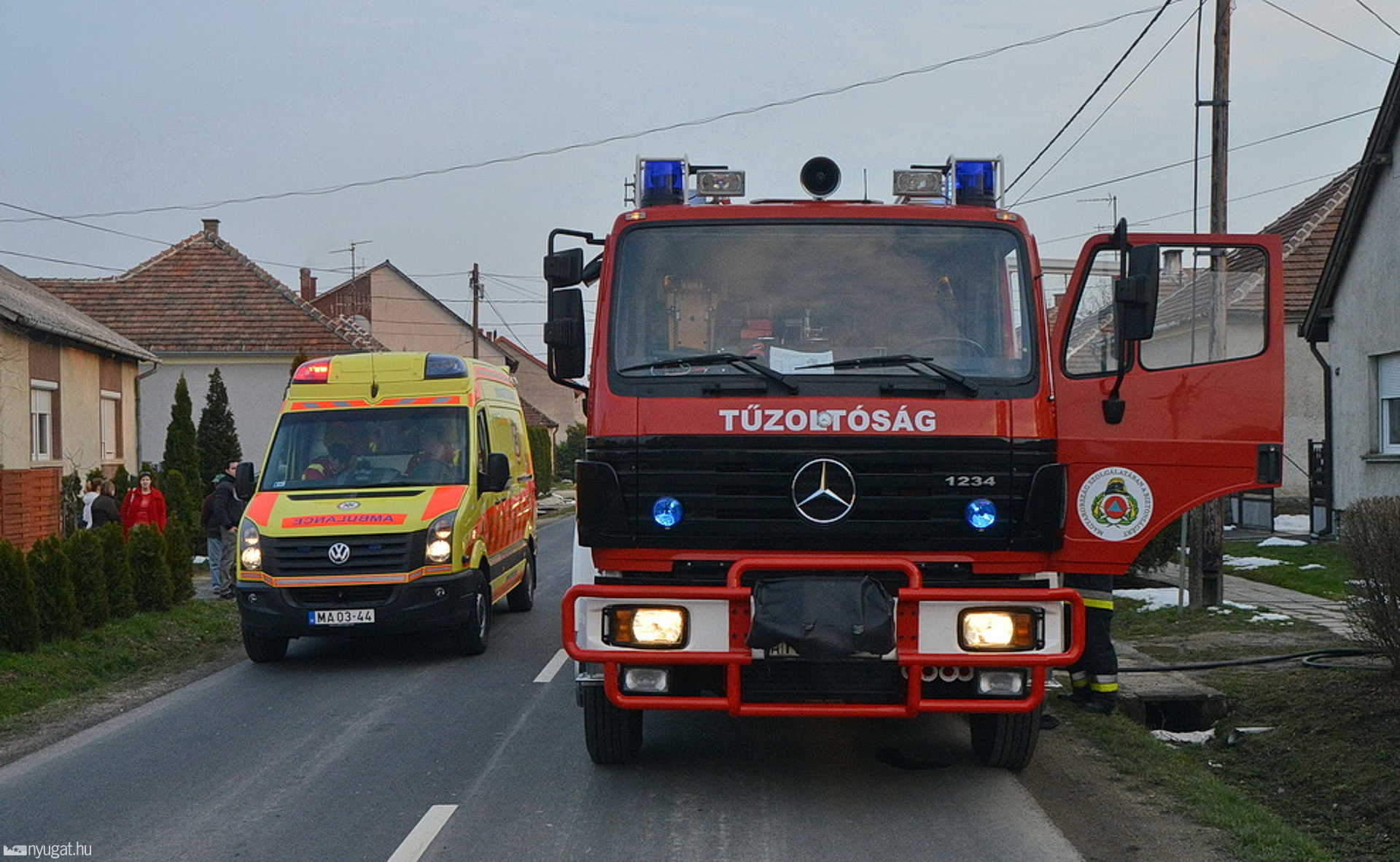 Halálos tűz Gencsapátiban 