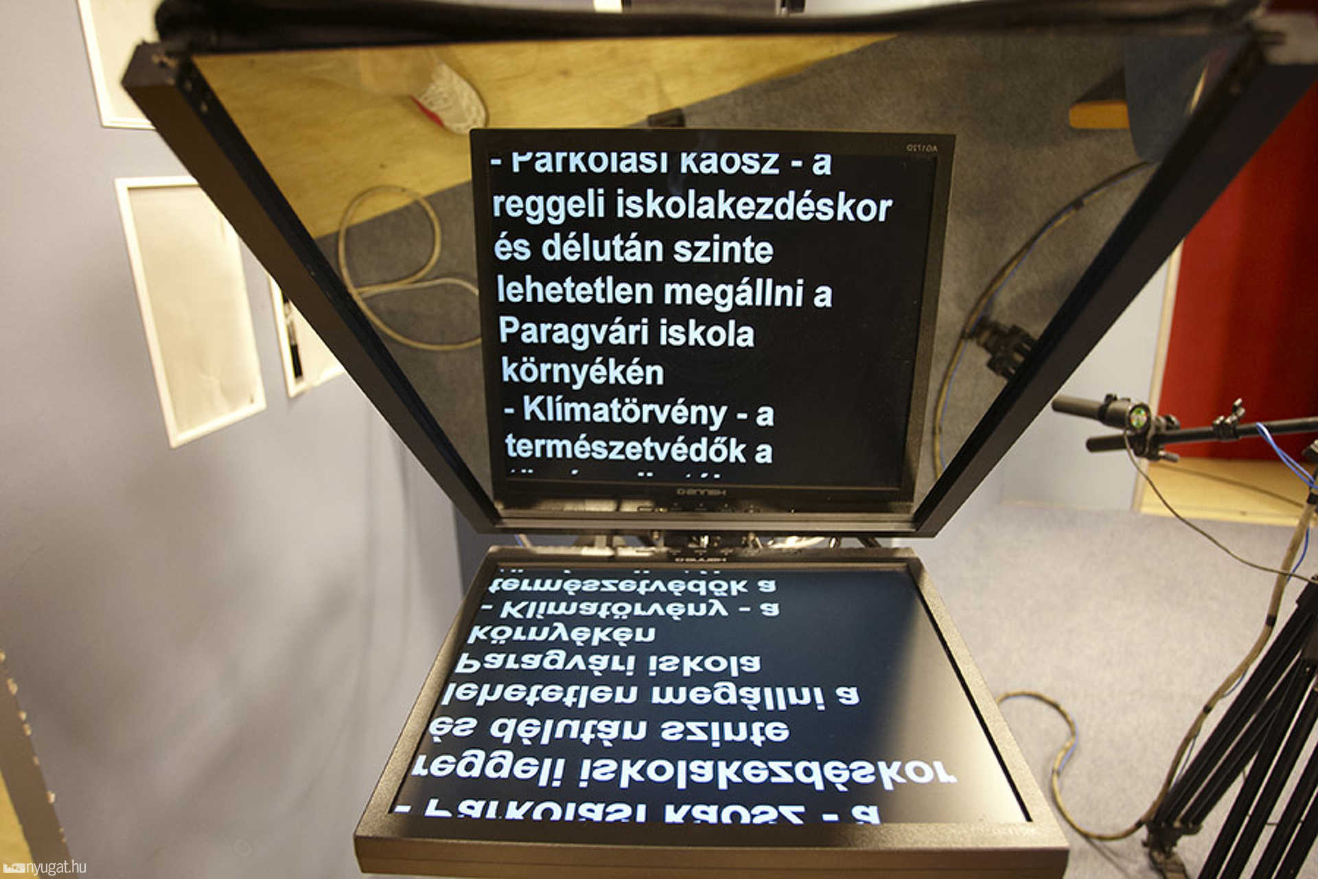 Új technika a helyi TV-nél