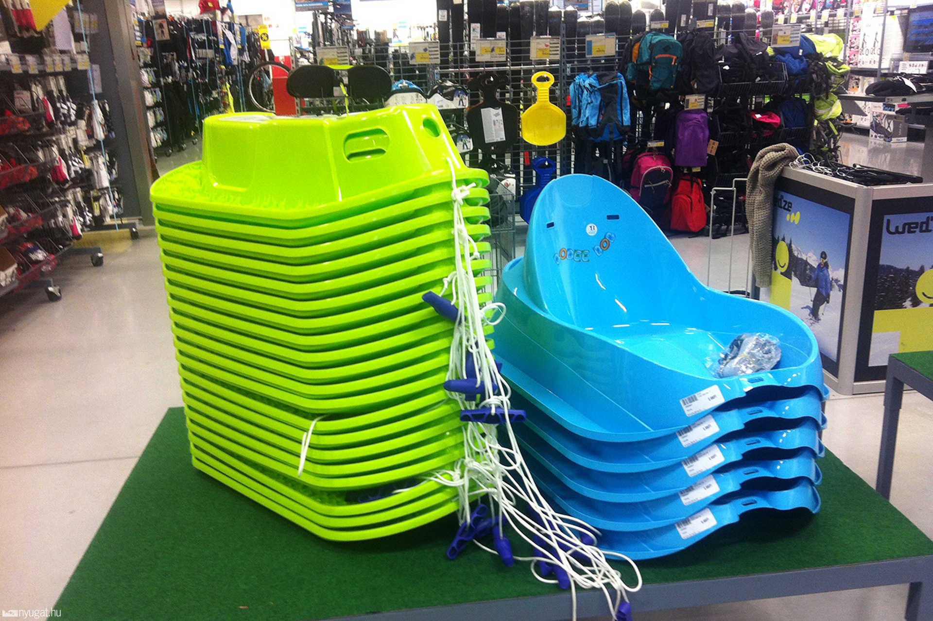 Szombathelyi szánkó mustra: Decathlon