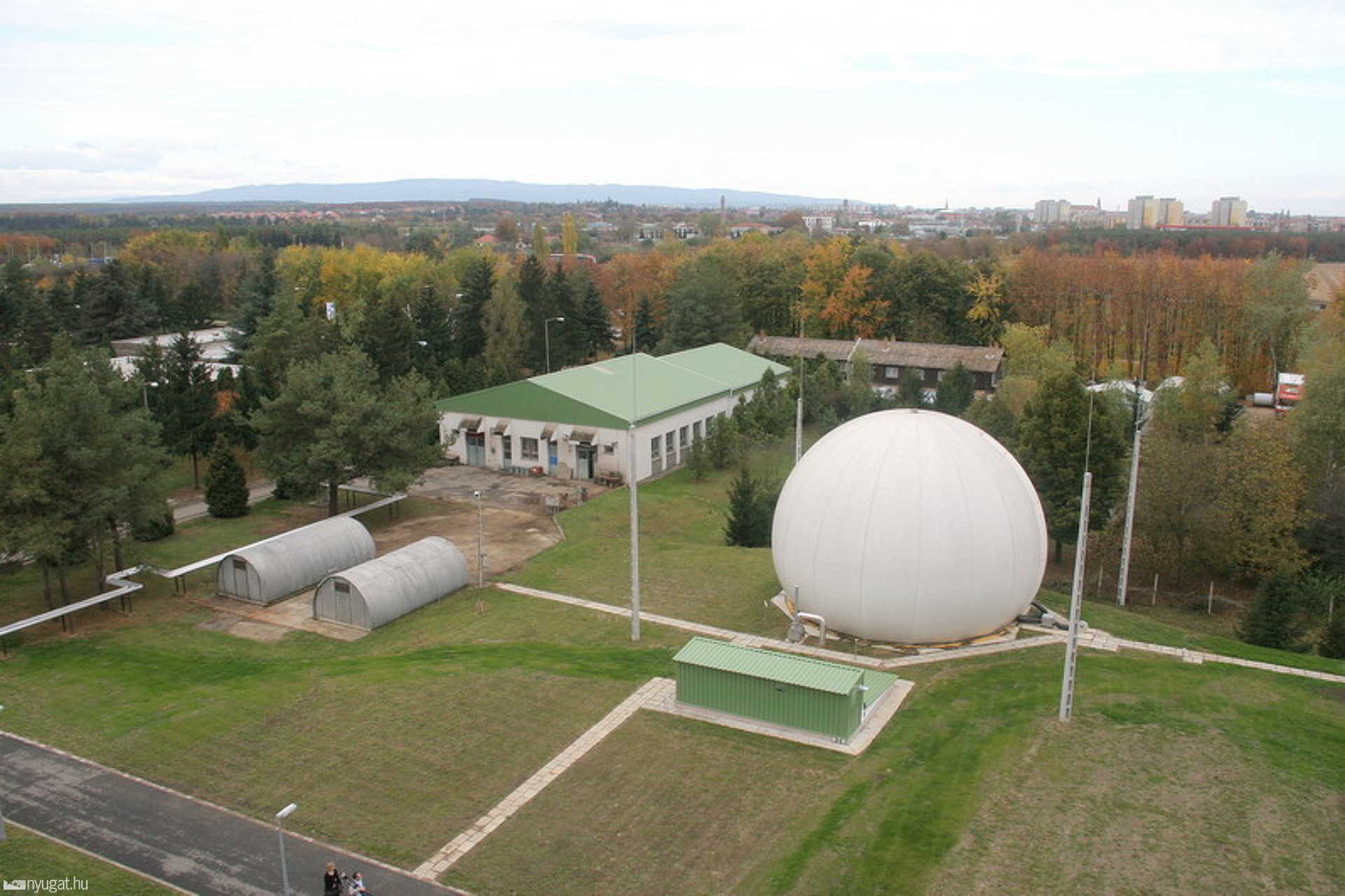 Szennyvíztisztító telep átadása Szombathelyen