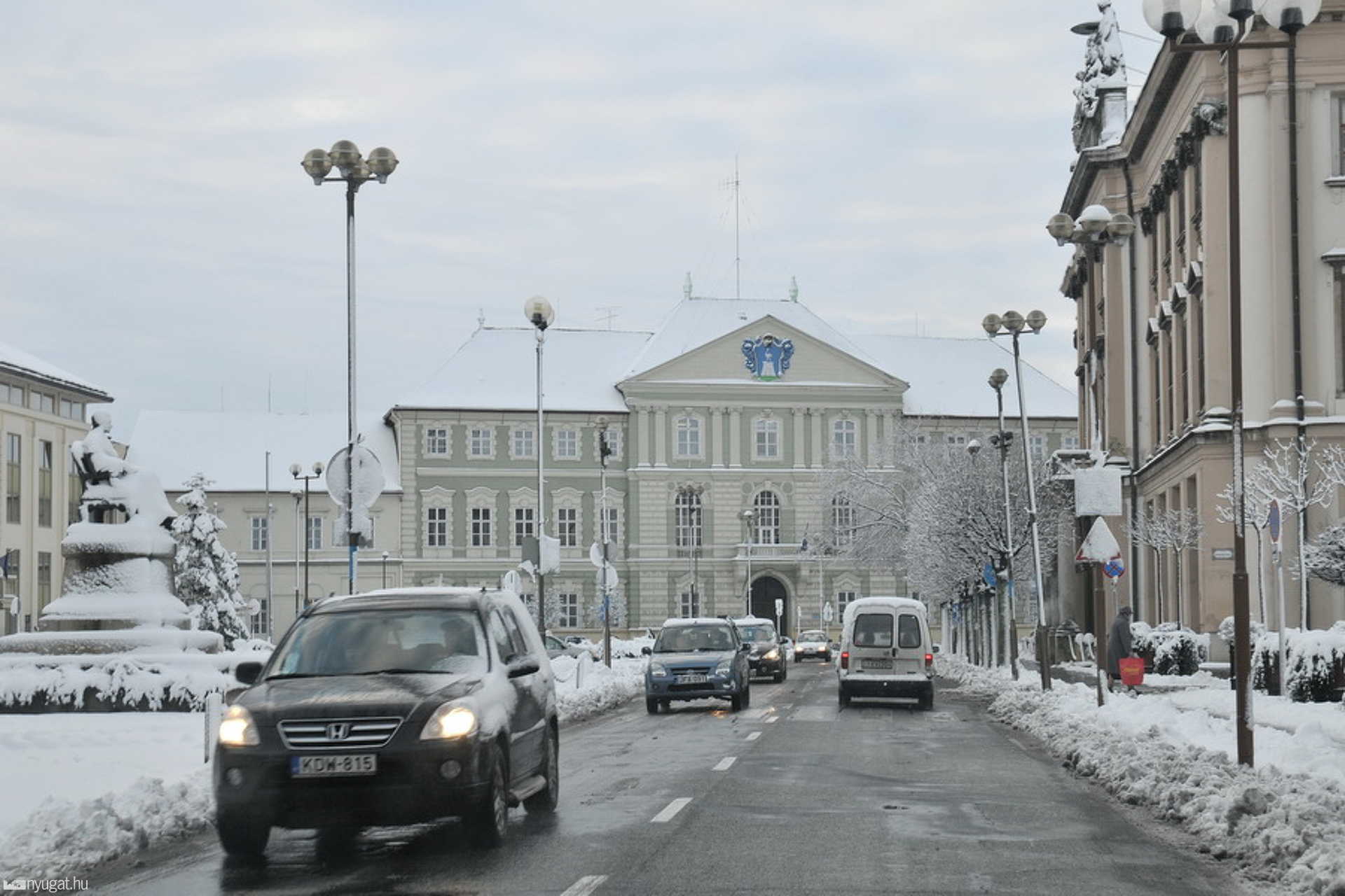 Téli reggel Szombathelyen