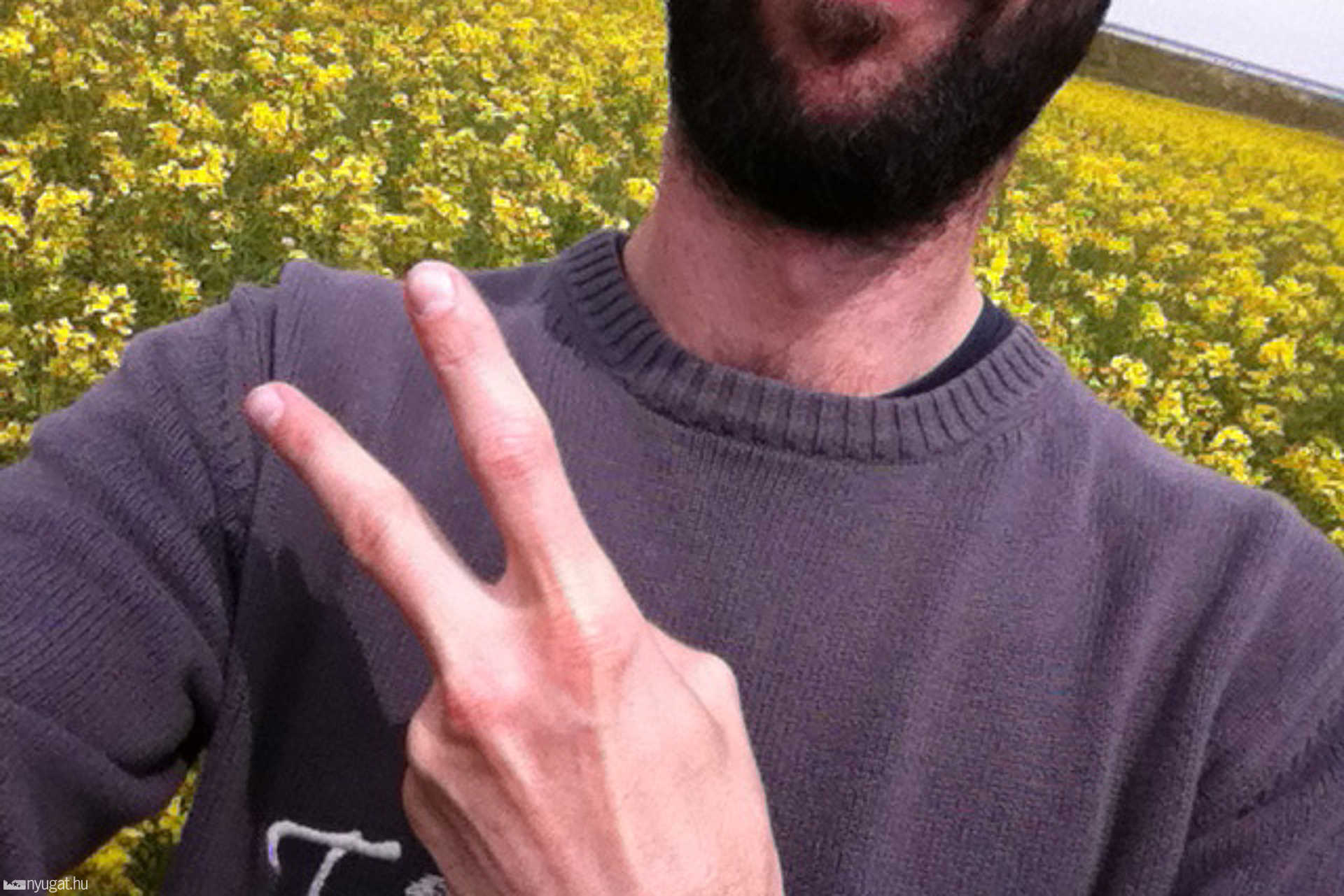 Szelfie a repceföldön