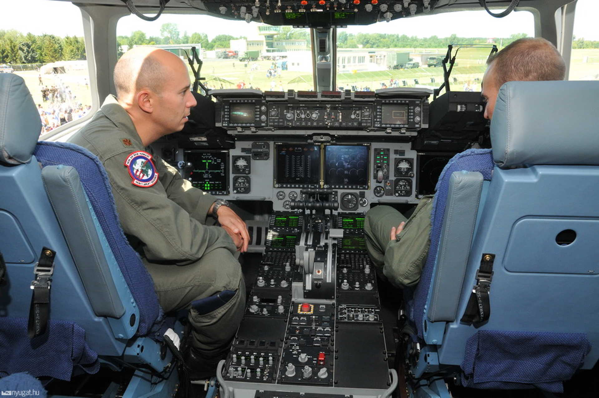 C-17 a pápai NATO-légibázison