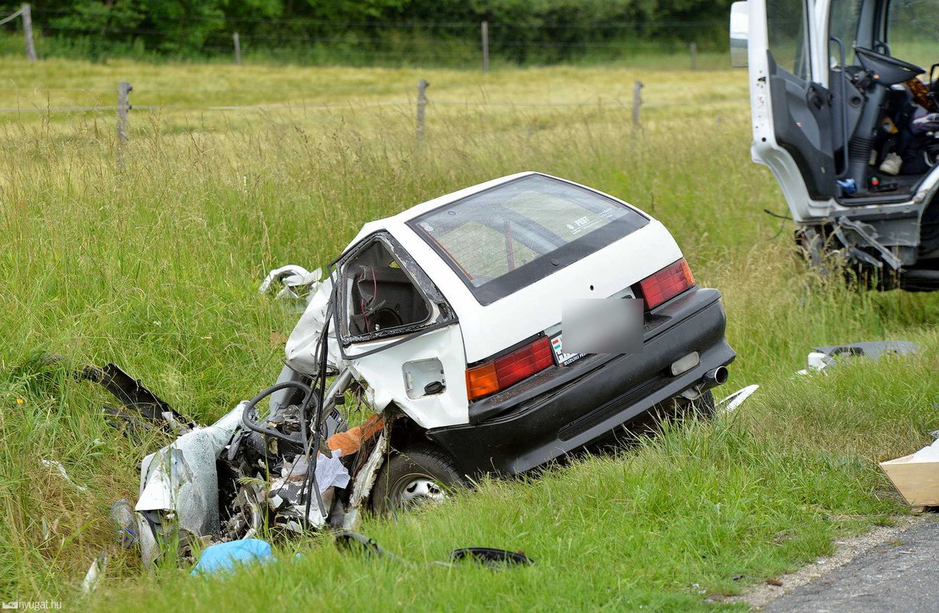 Halálos baleset Káld közelében, a 84-es főúton