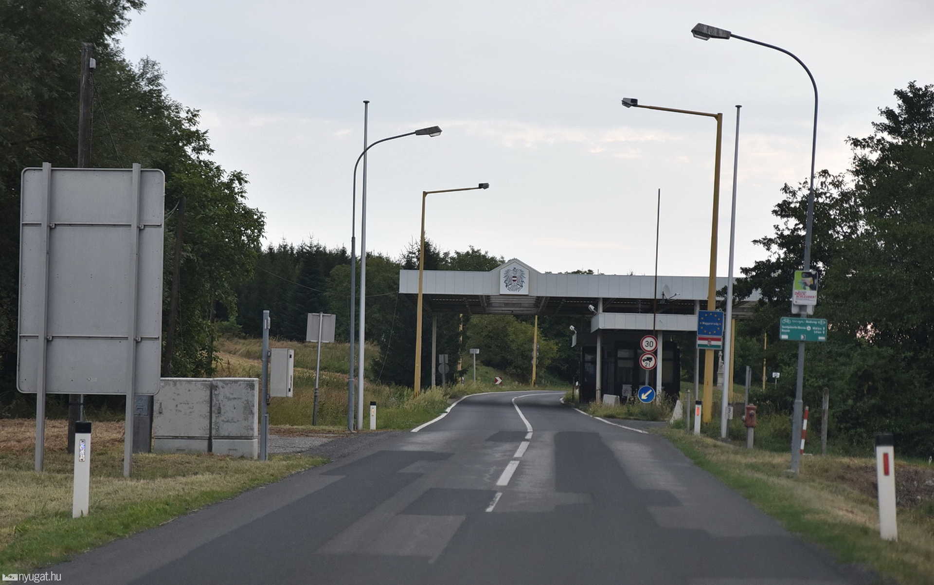 Helyzet az oszták-magyar határátkelőkön, Vas megyében