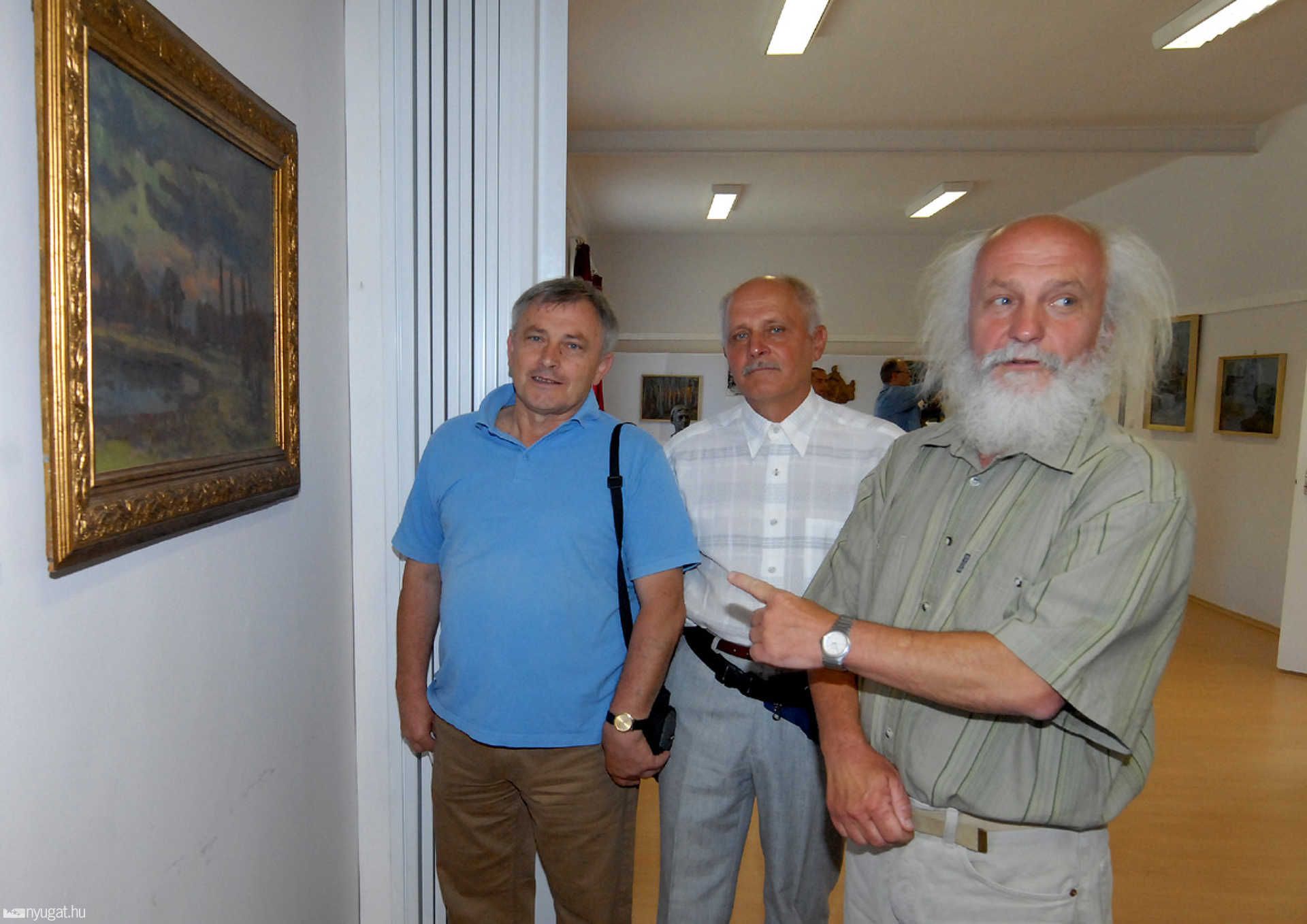 S. Unger Károly, szobrász- és festőművész tárlata 