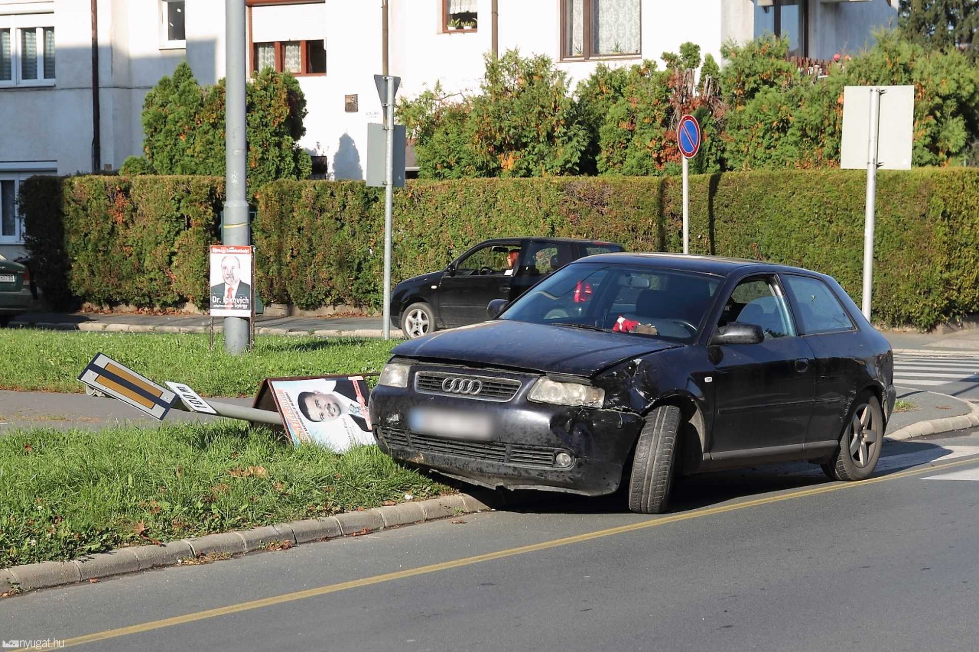 Audi és Renault ütközött Szombathelyen