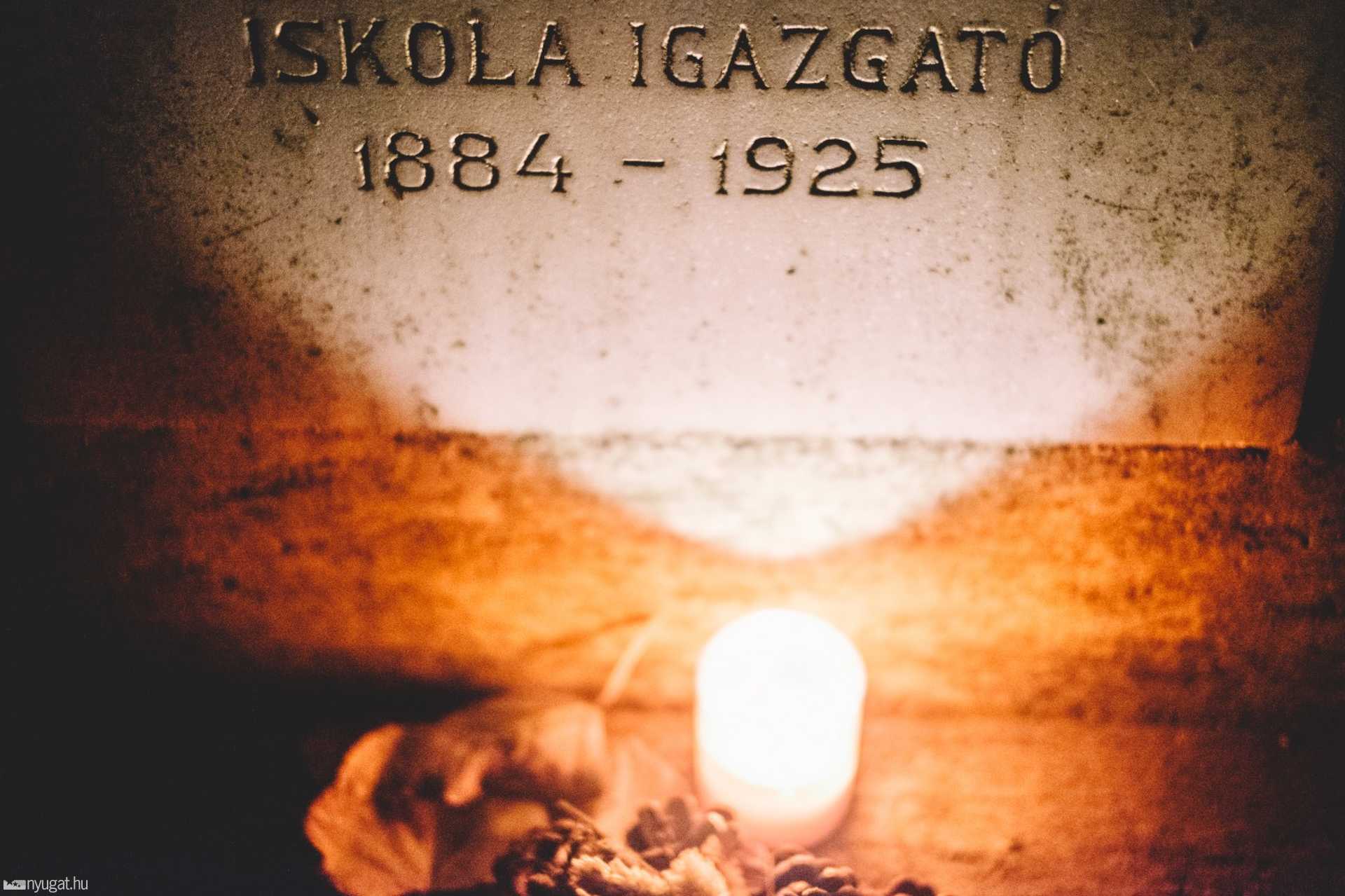 Szent Márton temető október 31-én