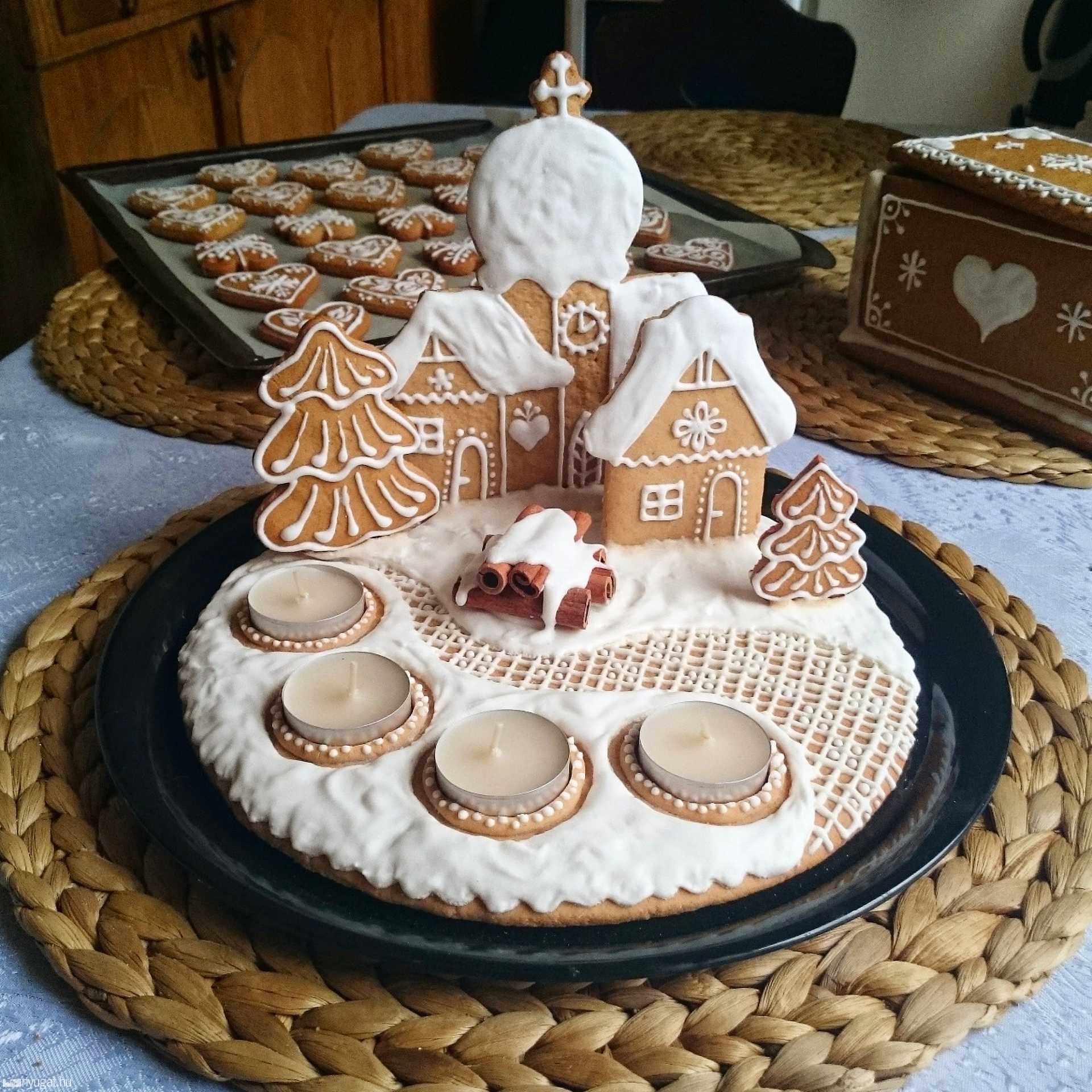 Kesztyűsné Szemes Anna adventi koszorúja