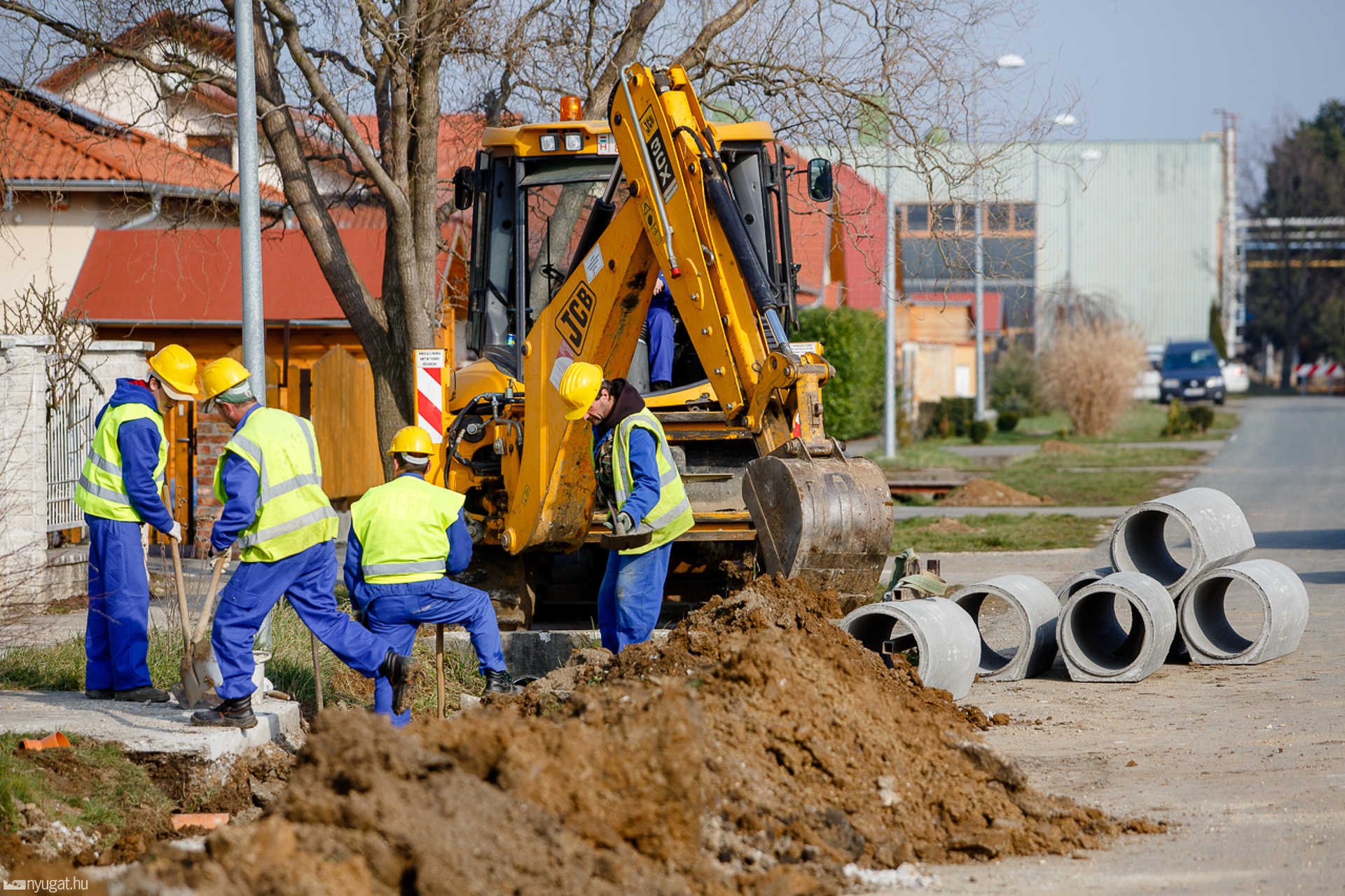 Sajtótájékoztató a csapadékelvezetésről