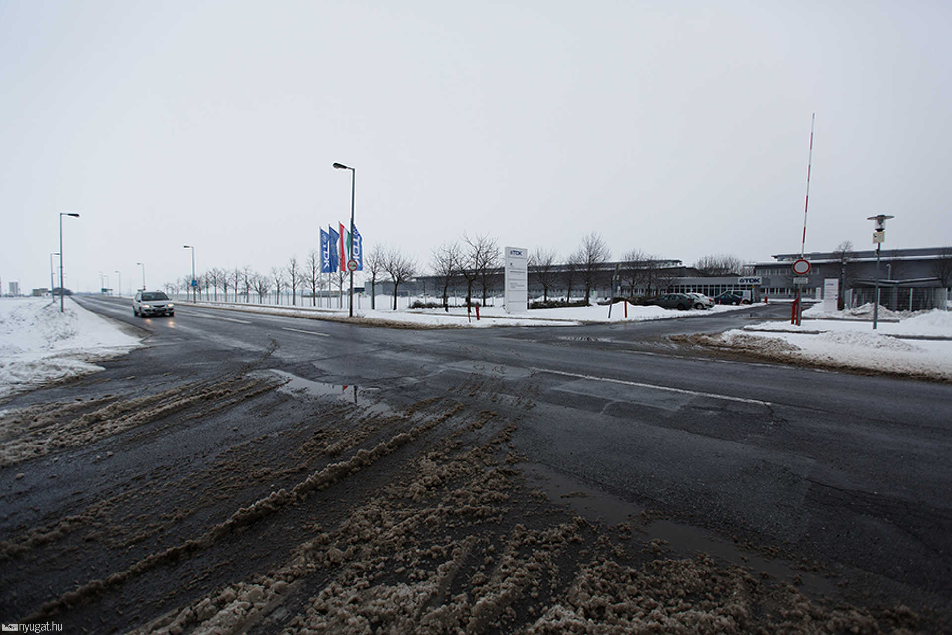 Februári havazás Szombathelyen