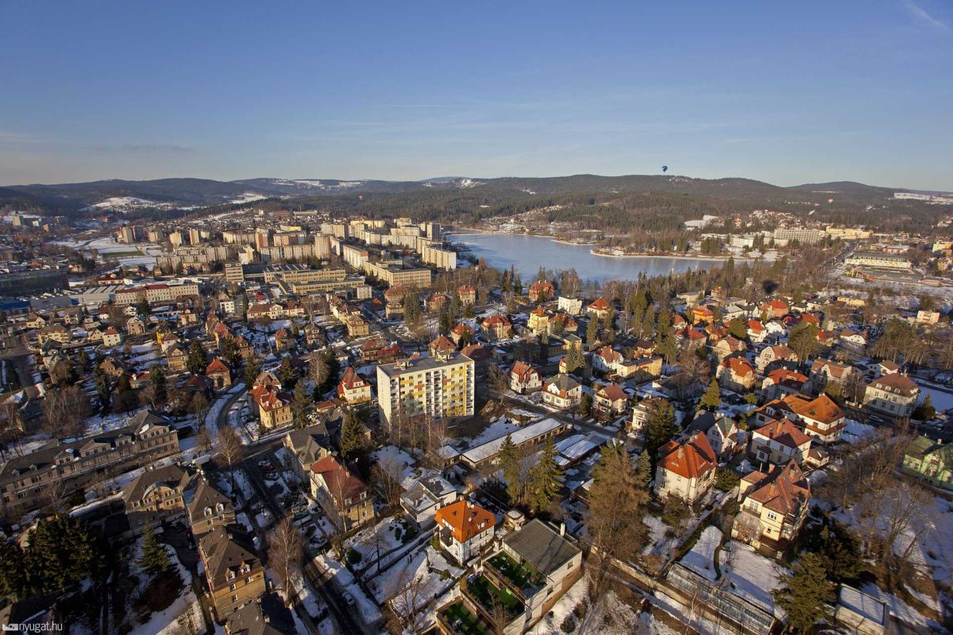 Jablonec - madártávlatból