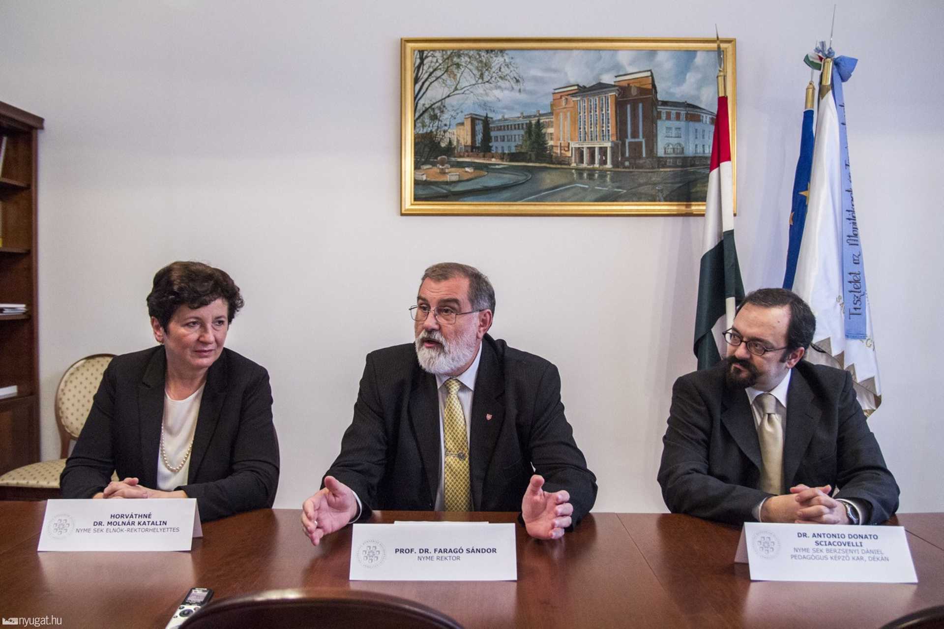 Molnár Katalin, Faragó Miklós, Antonio Donato Sciacovelli