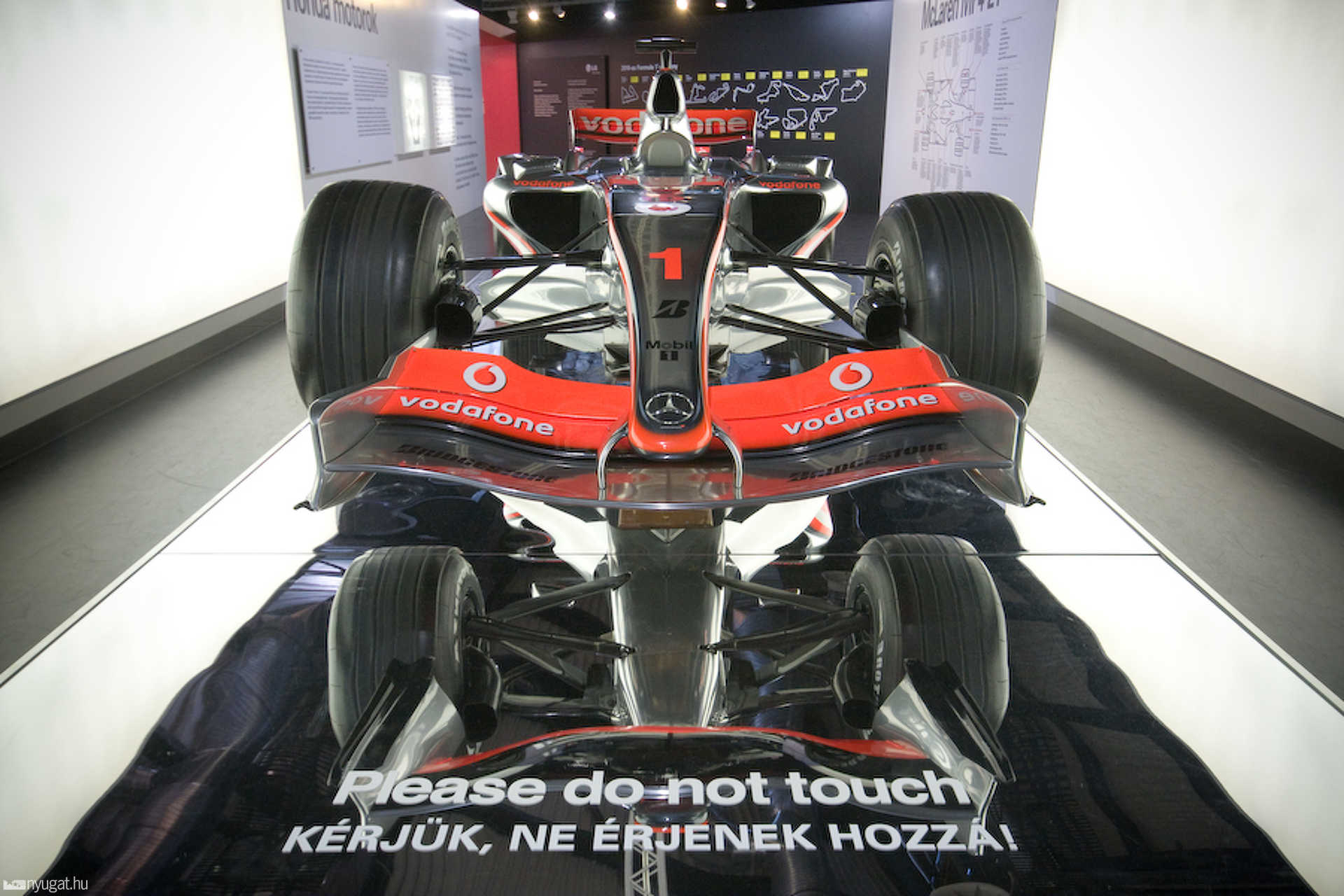 Forma-1 kiállítás a budapesti Sportmaxban