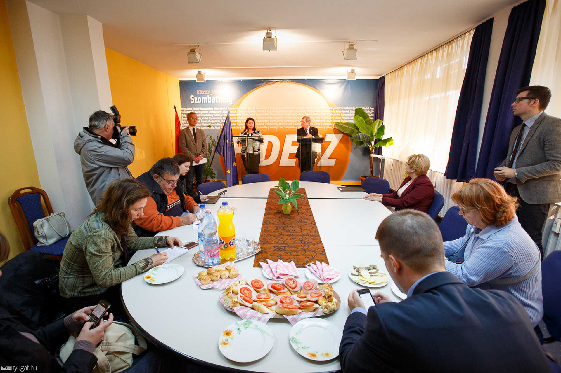 Fidesz sajtótájékoztató az EP-választásról